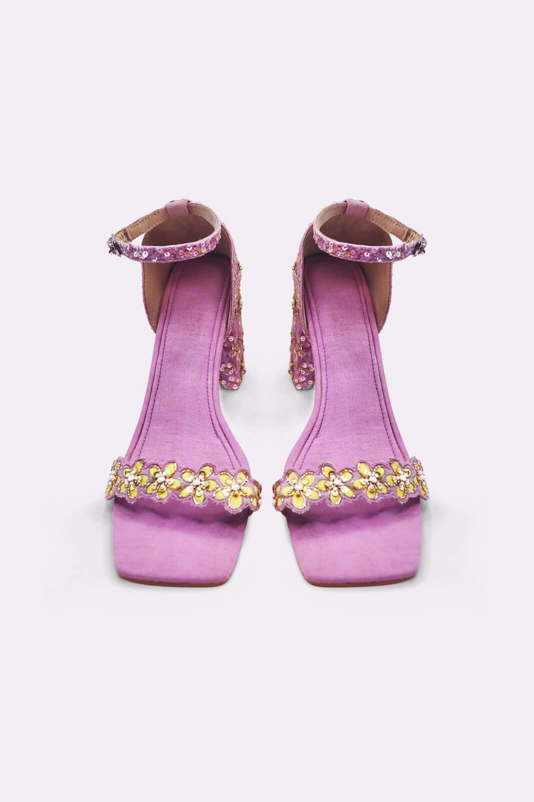 PURPLE TARA HEELS