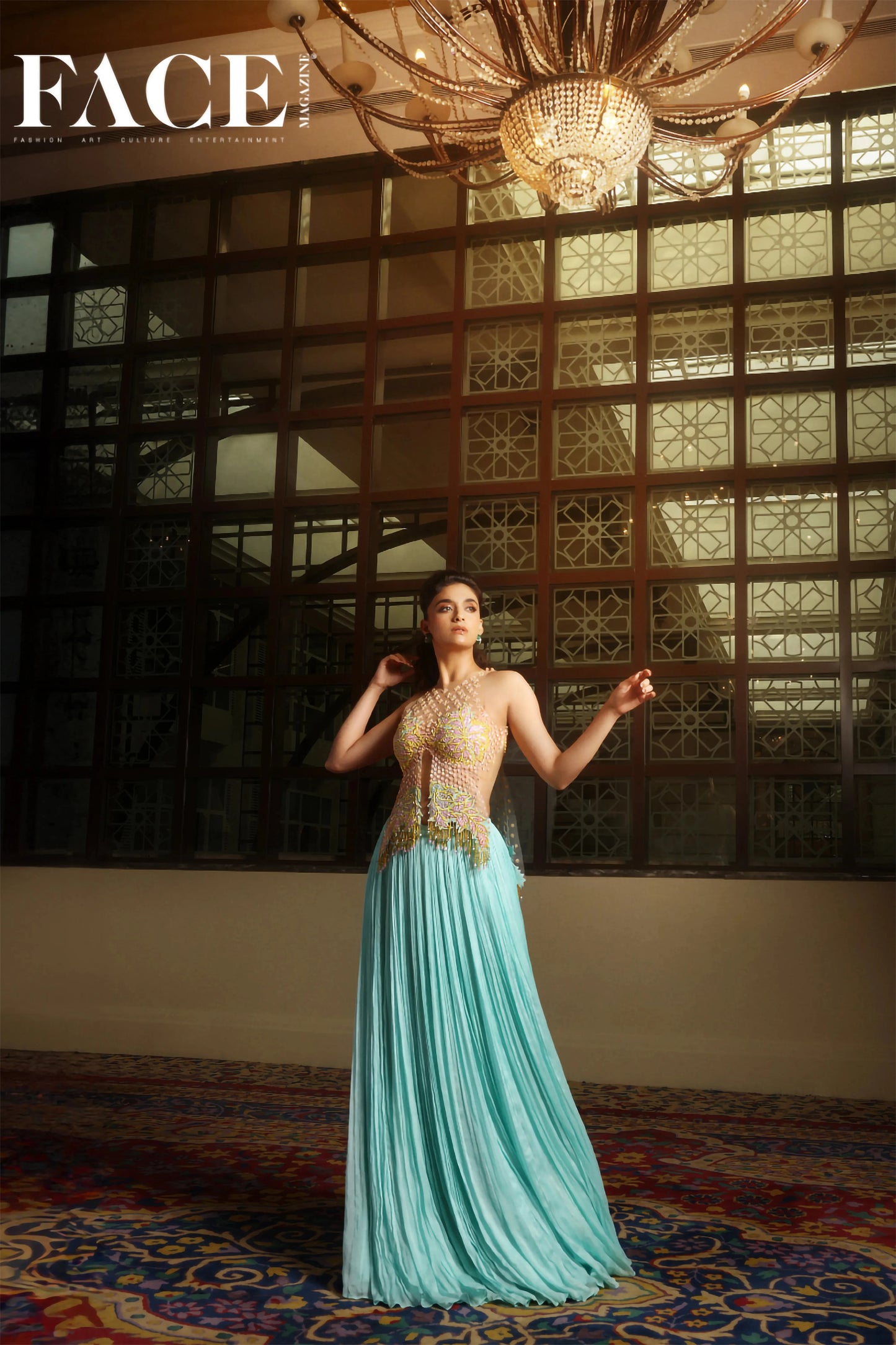 KEERTHY SURESH IN THE RATNAKARA FLAP LEHENGA SET