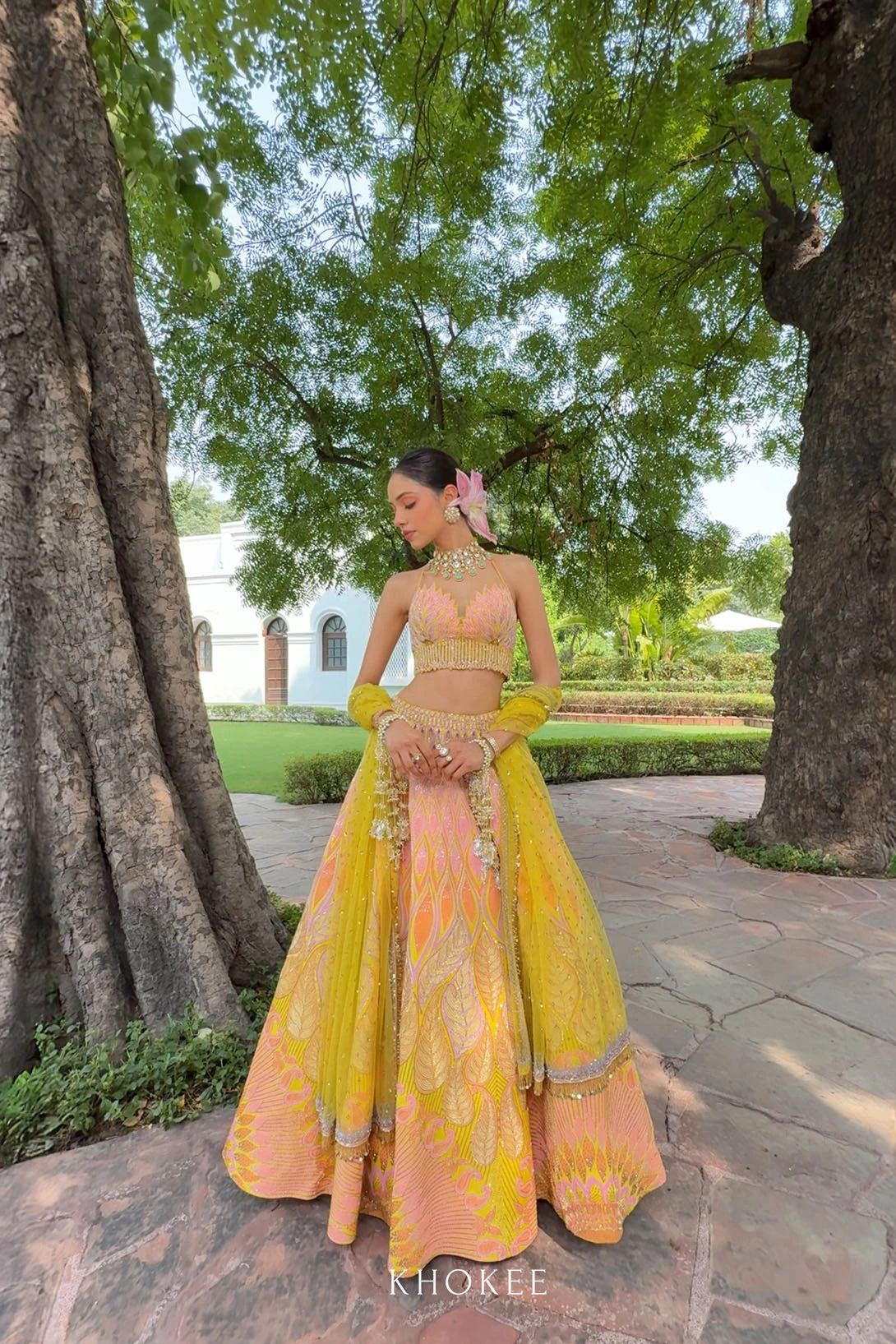 SUNRISE CORSET LEHENGA SET