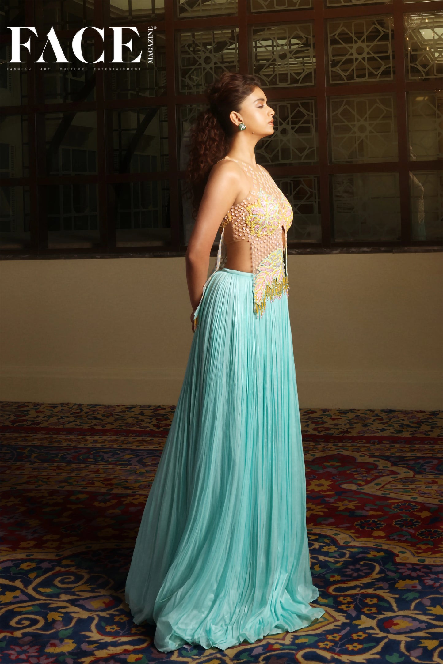 KEERTHY SURESH IN THE RATNAKARA FLAP LEHENGA SET