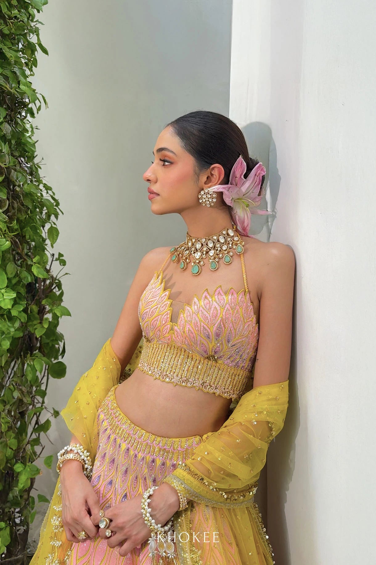 SUNRISE CORSET LEHENGA SET