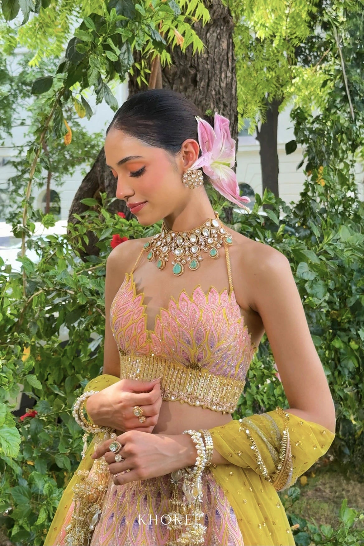 SUNRISE CORSET LEHENGA SET