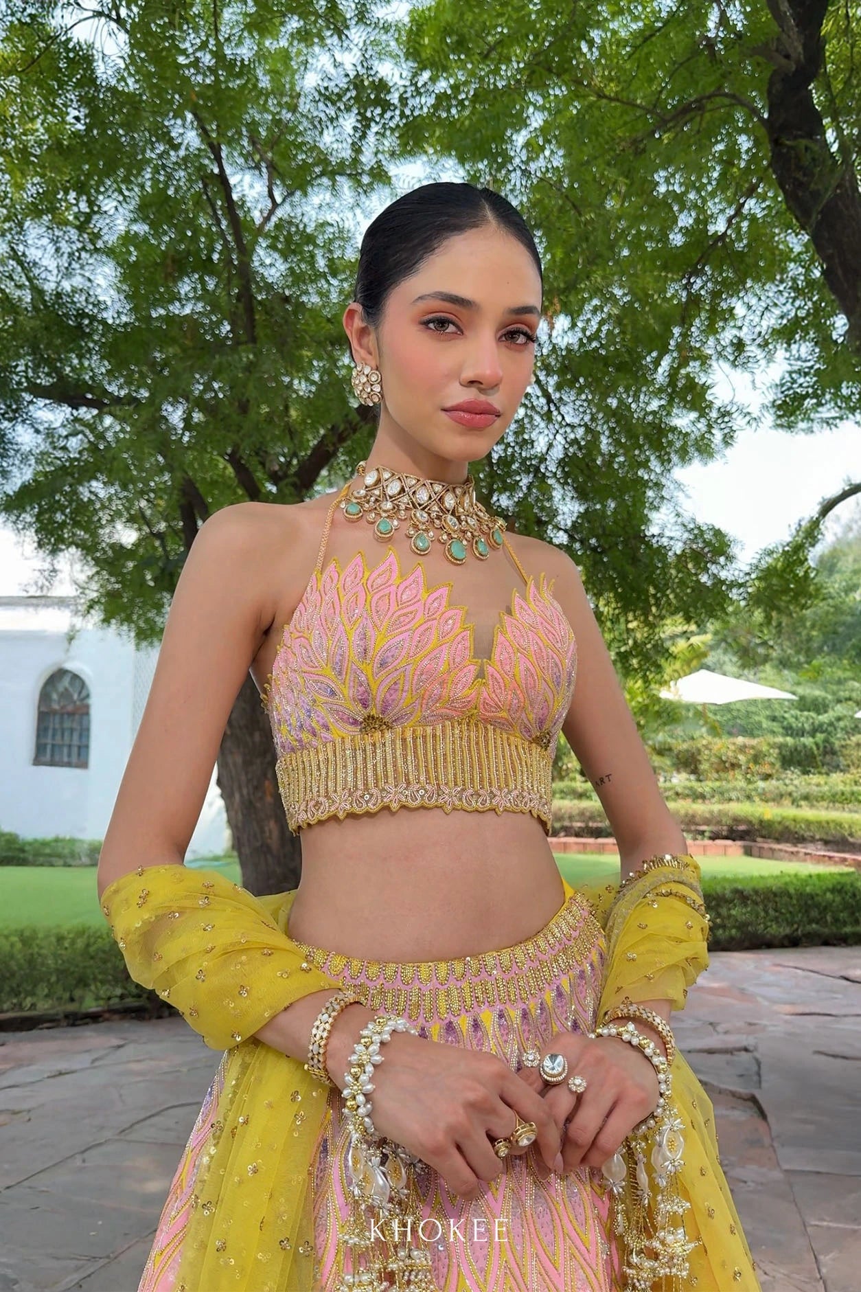 SUNRISE CORSET LEHENGA SET