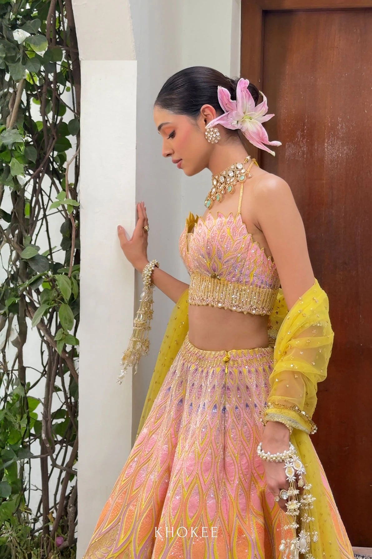 SUNRISE CORSET LEHENGA SET