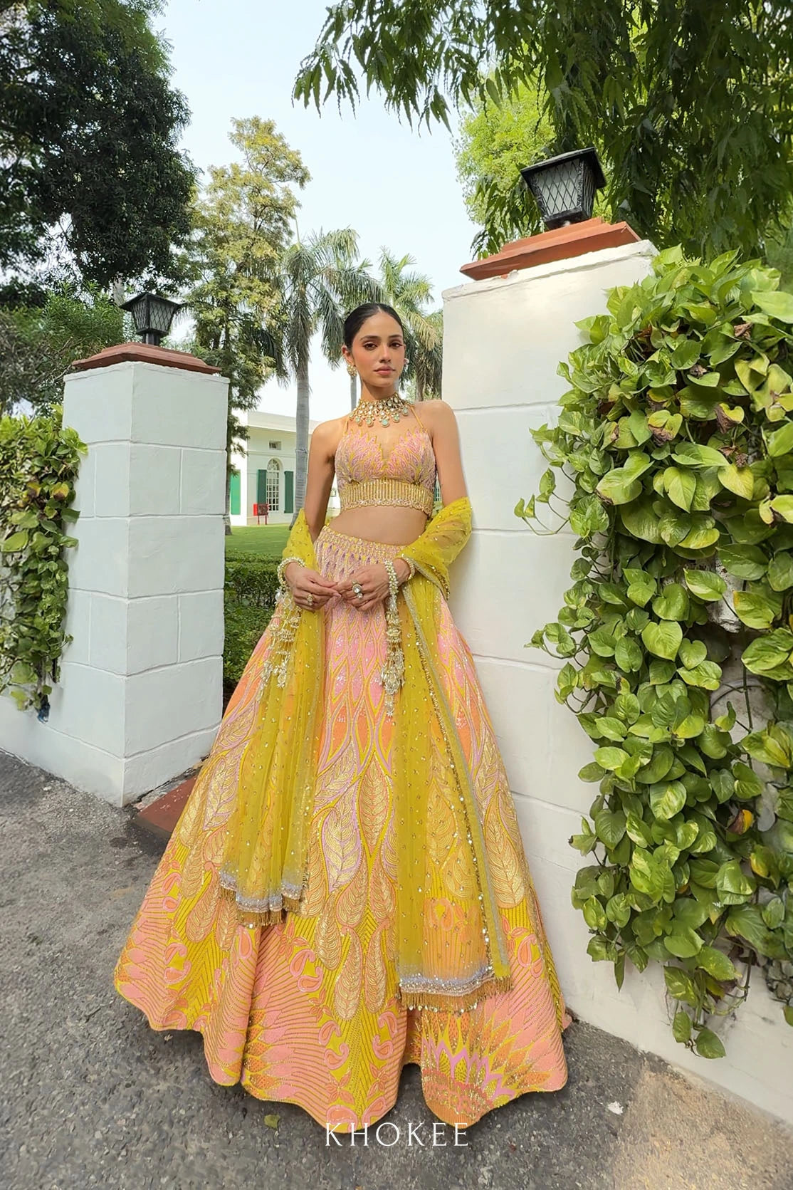 SUNRISE CORSET LEHENGA SET