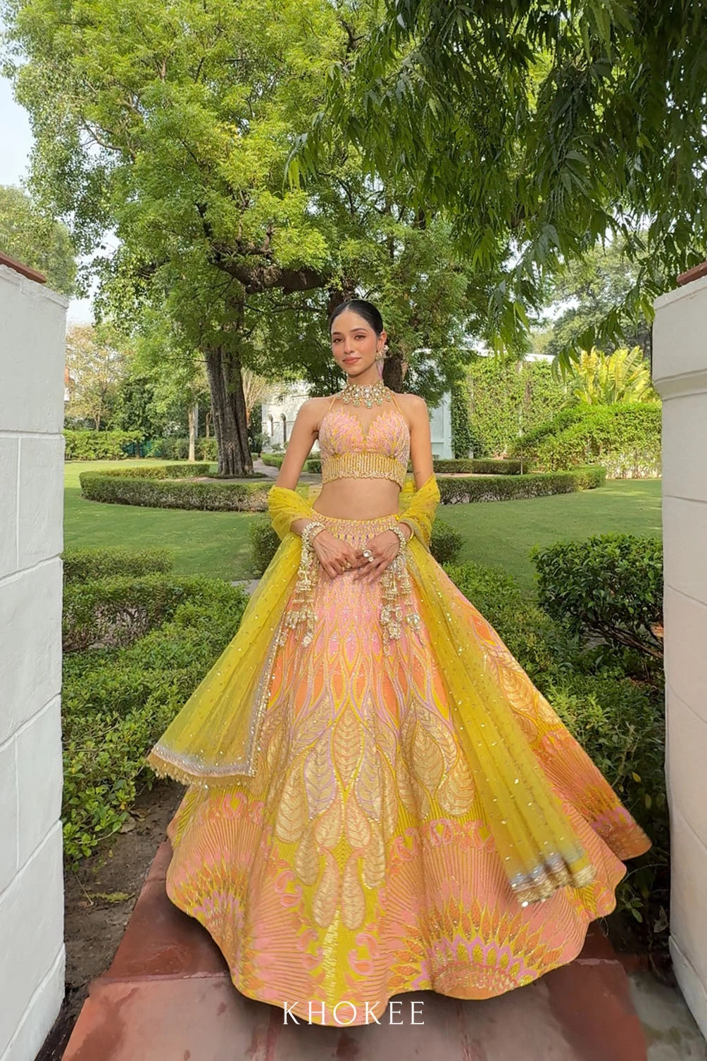 SUNRISE CORSET LEHENGA SET