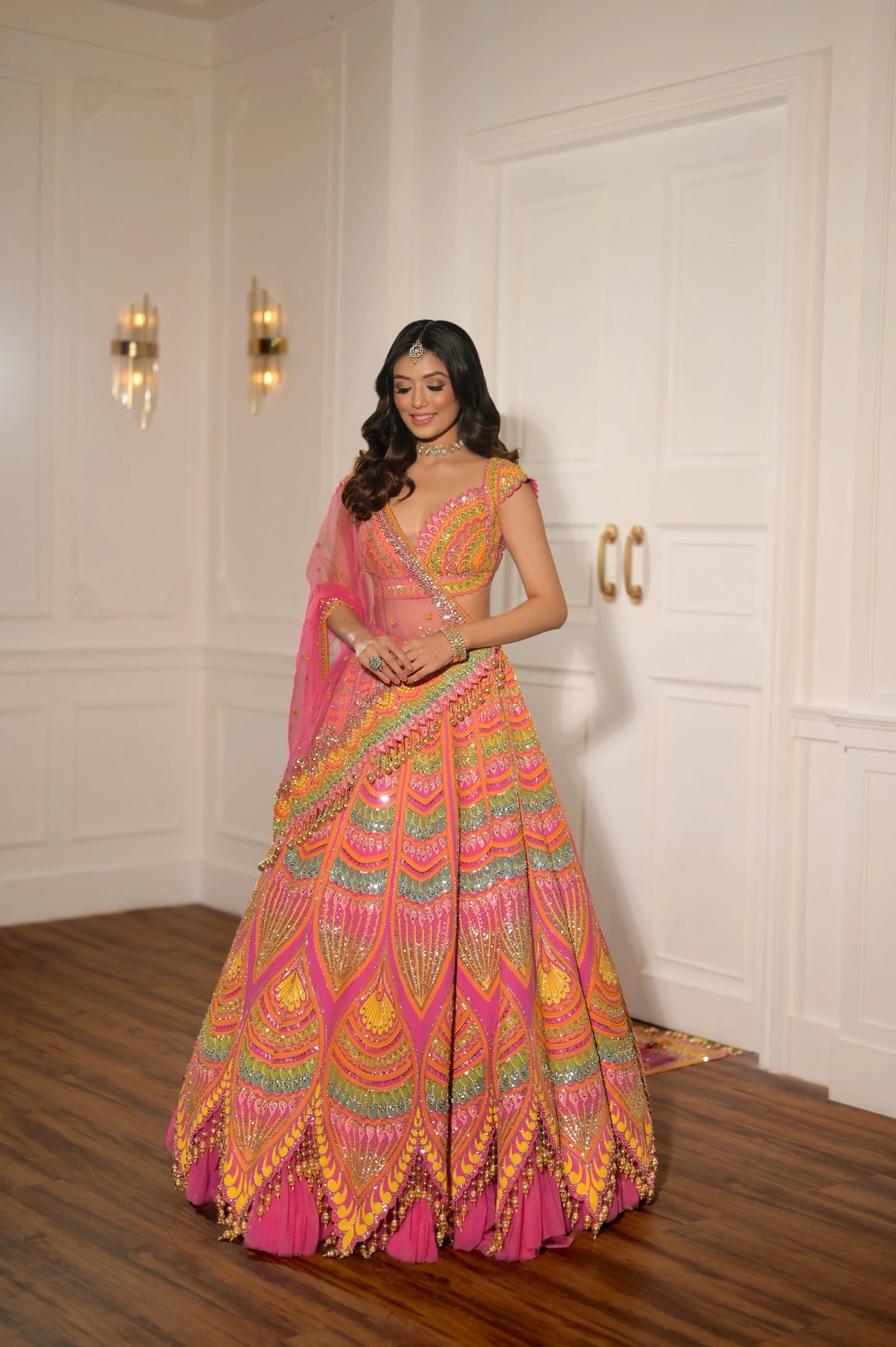 PINK LOTUS LEHENGA SET