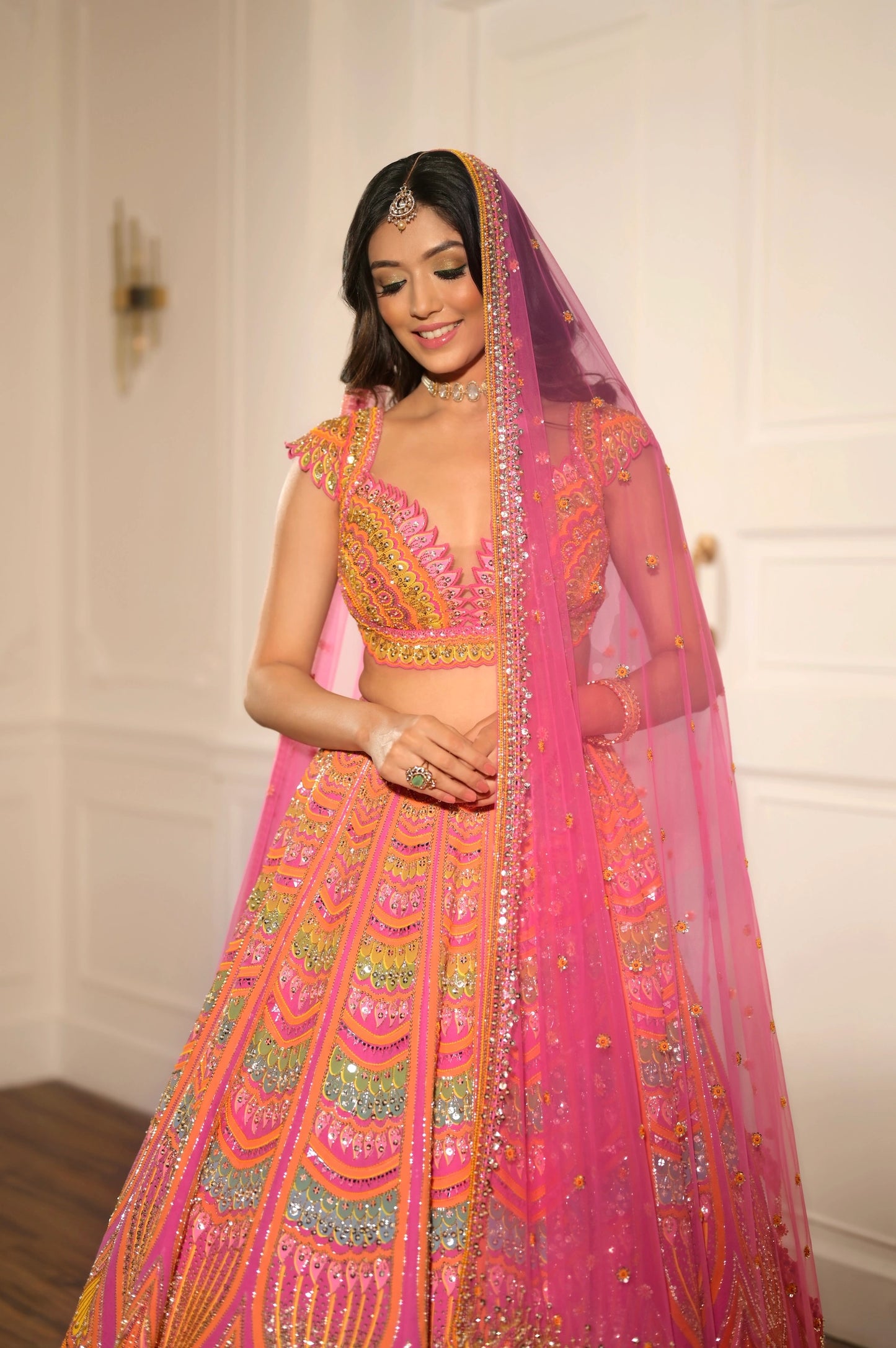 PINK LOTUS LEHENGA SET