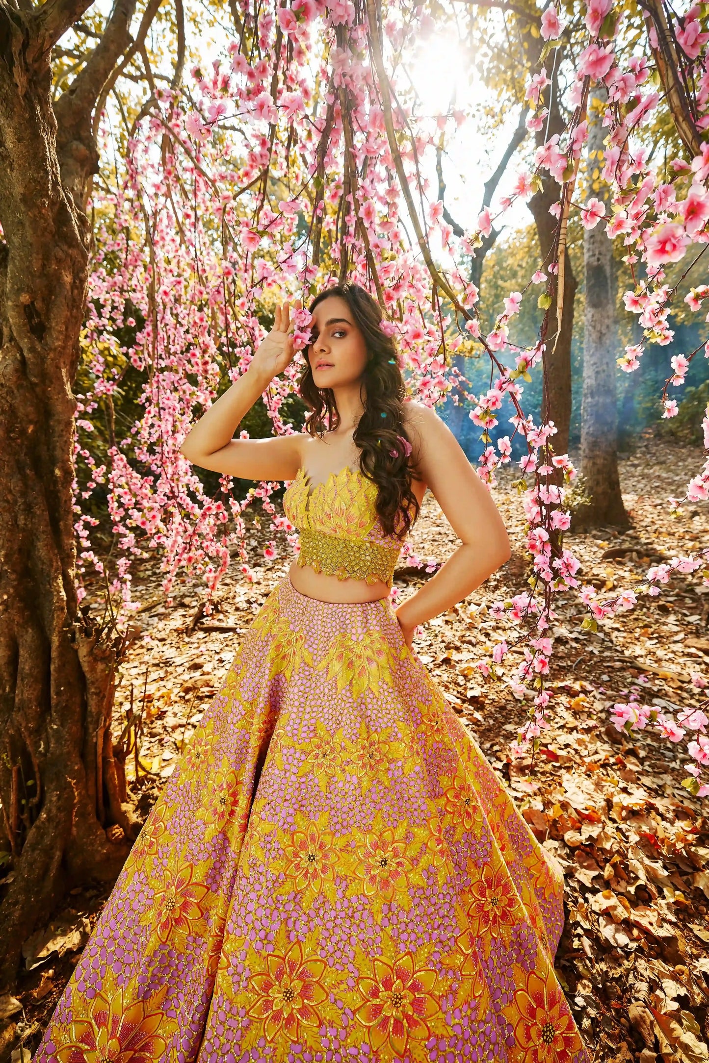GOLDEN DAWN LEHENGA SET