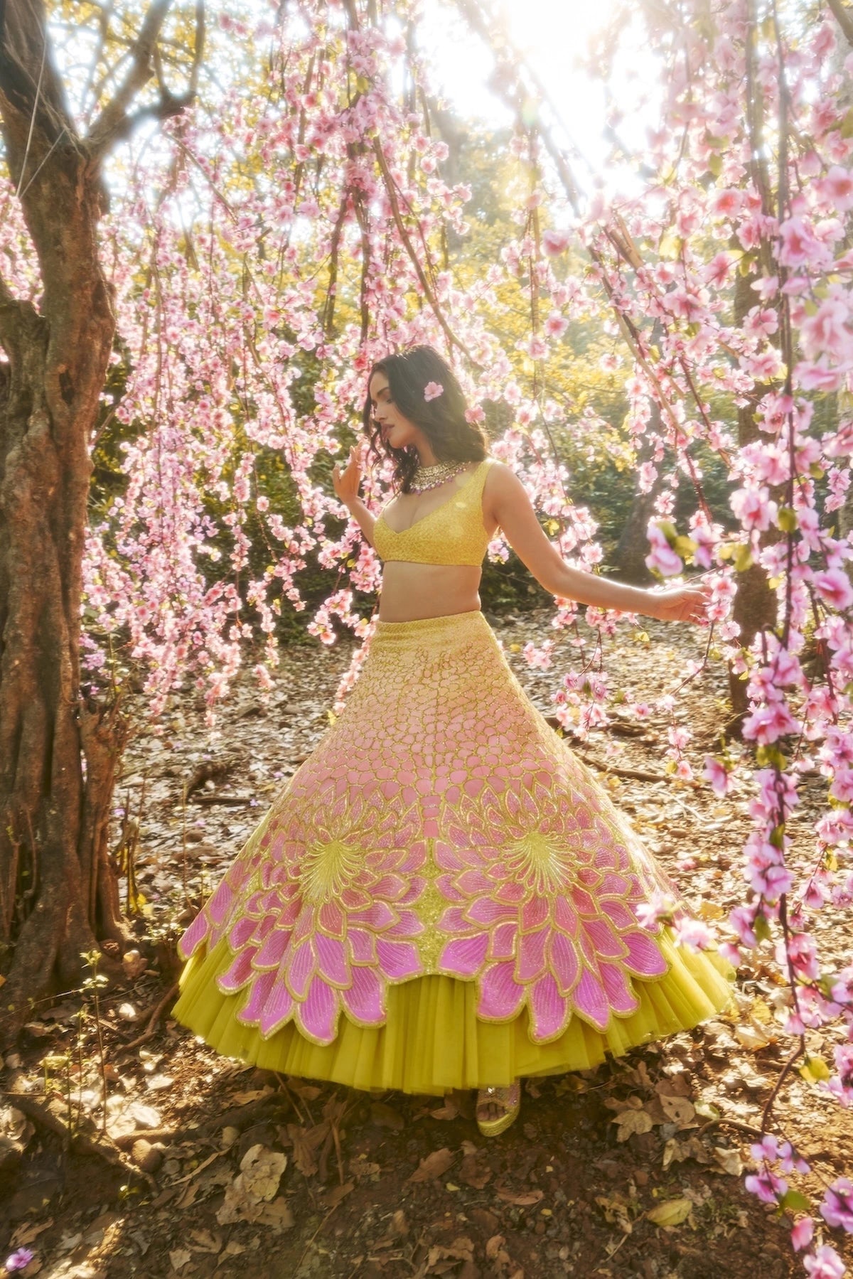 MOHHAR BLOOM LEHENGA SET