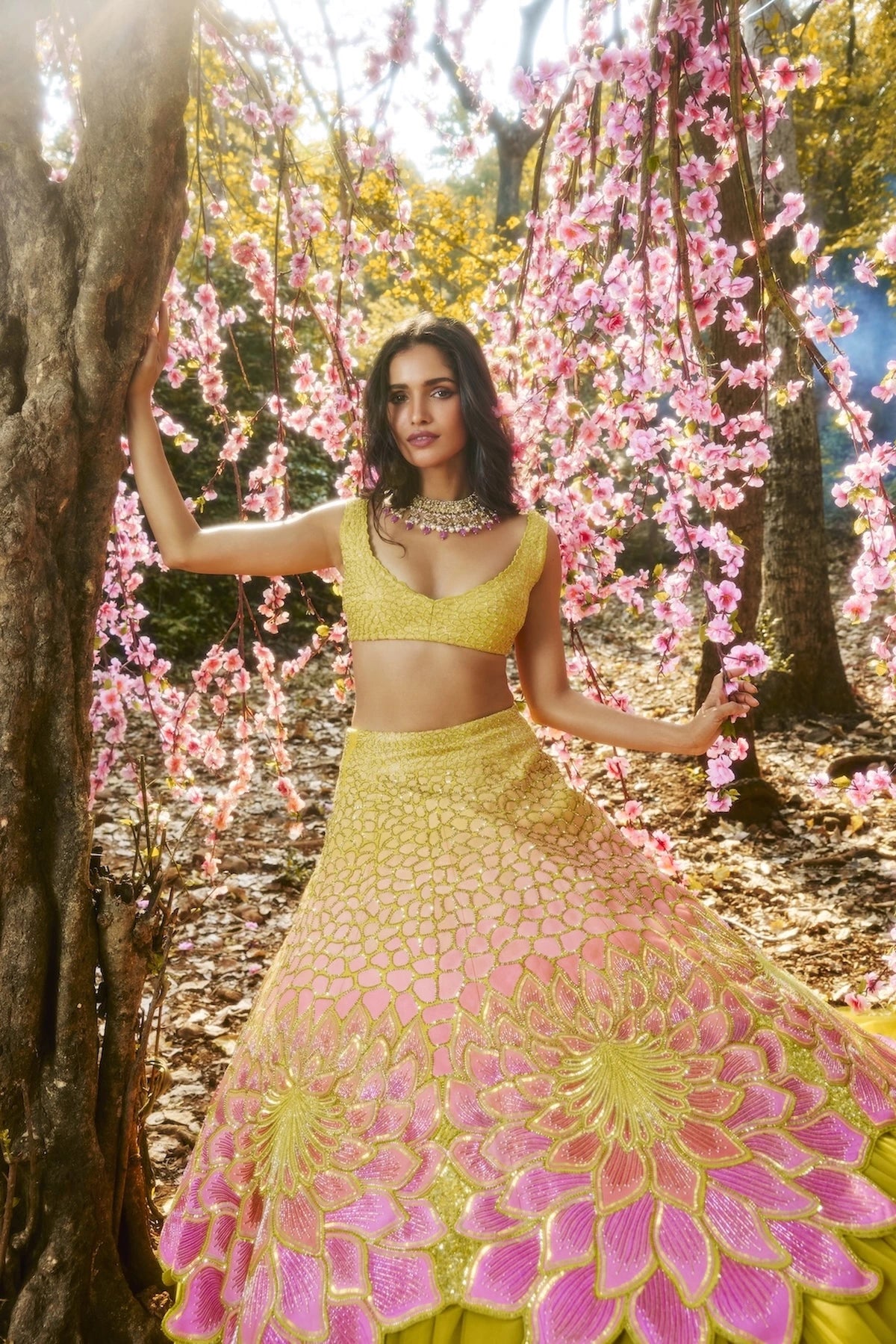 MOHHAR BLOOM LEHENGA SET