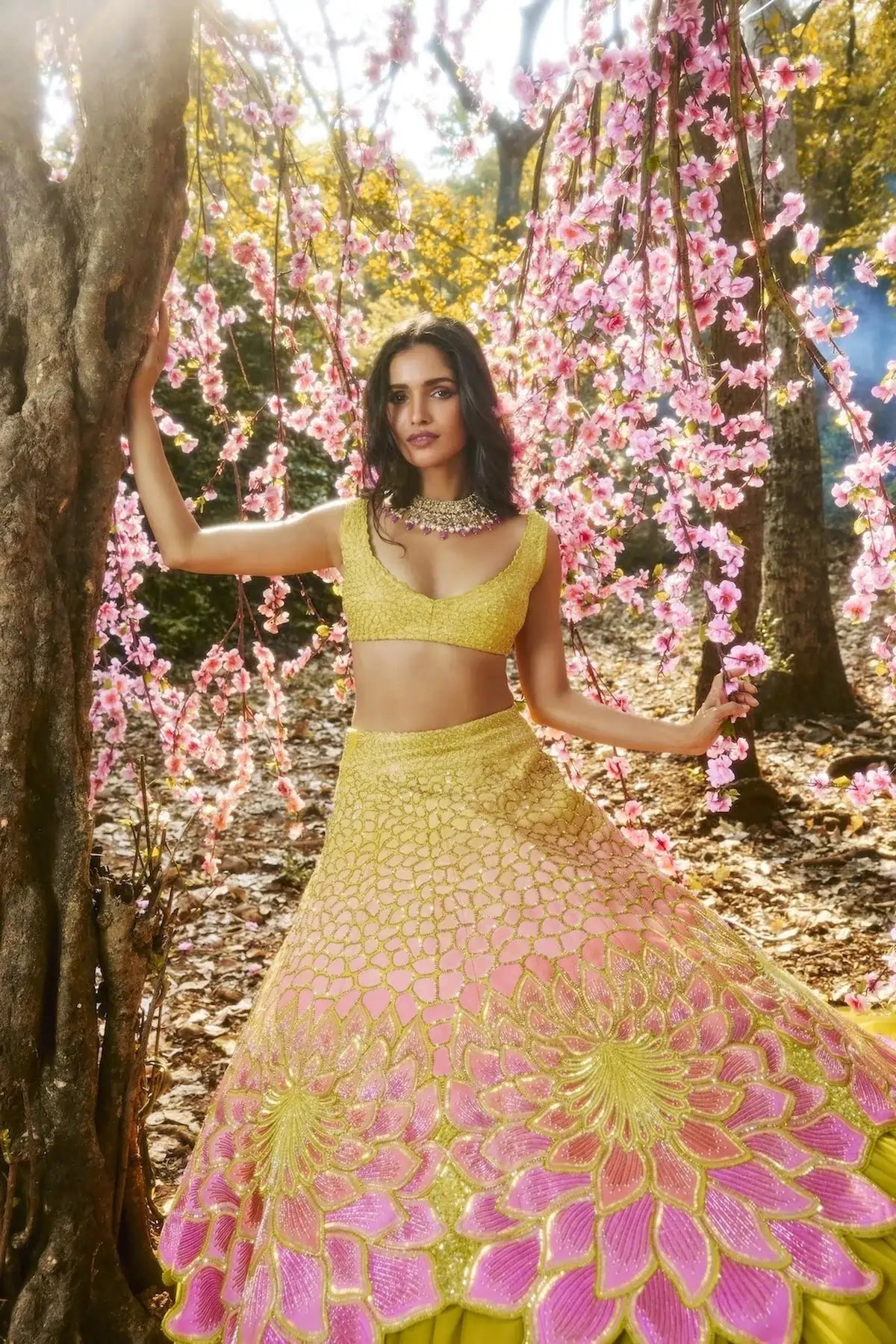 MOHHAR BLOOM LEHENGA SET