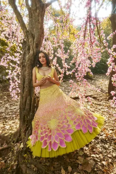 MOHHAR BLOOM LEHENGA SET