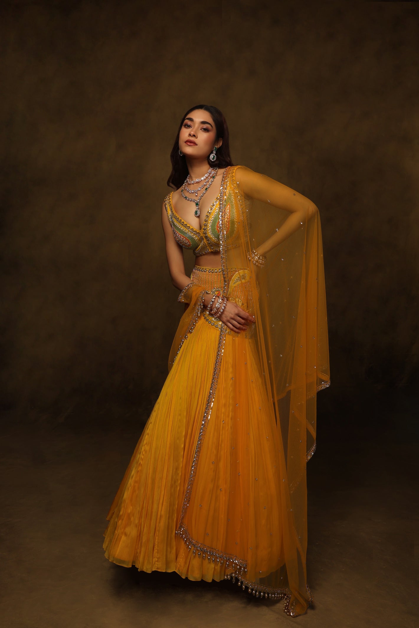 BINDI LEHENGA SET
