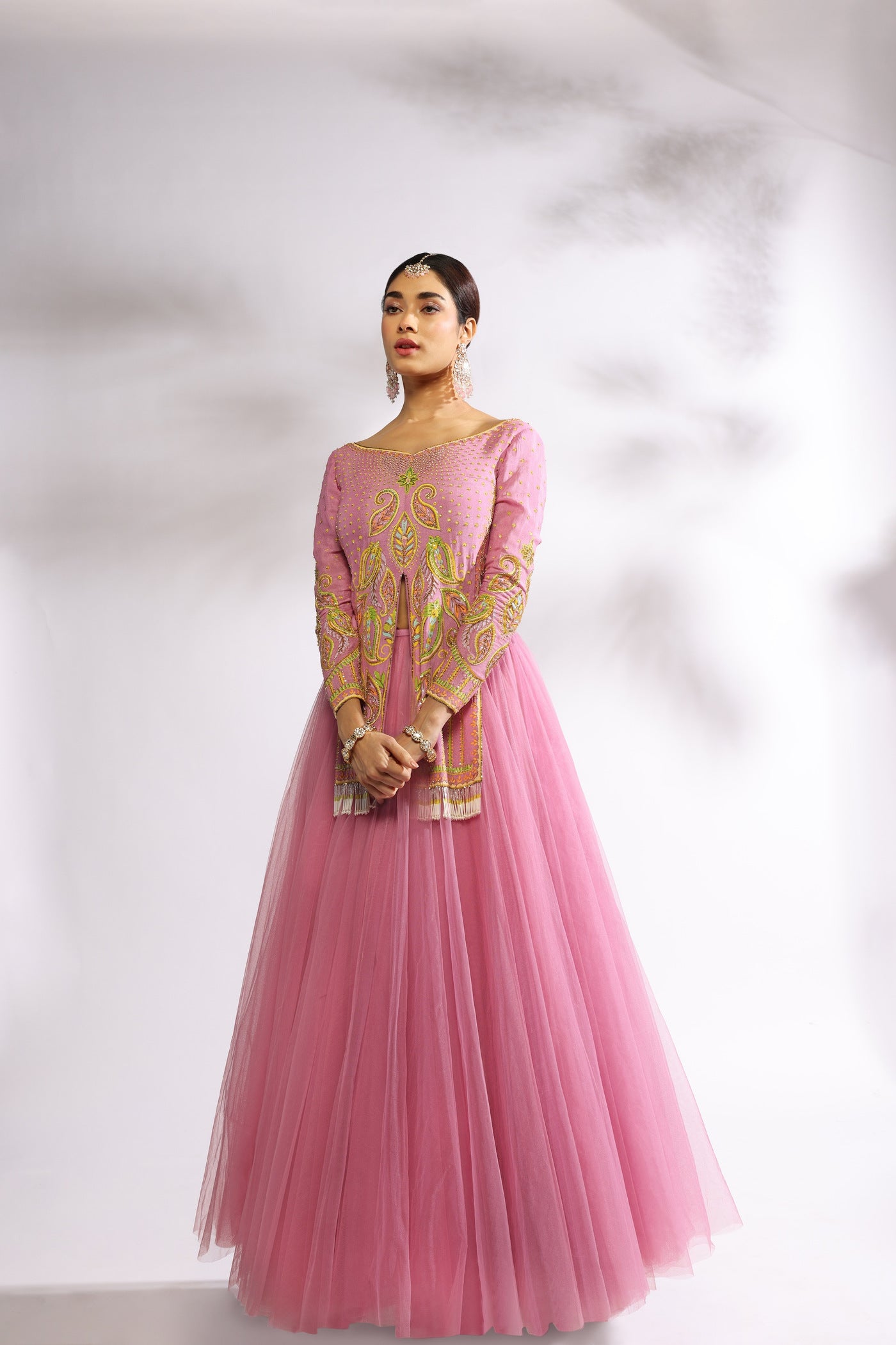 MANG FLAP LEHENGA SET