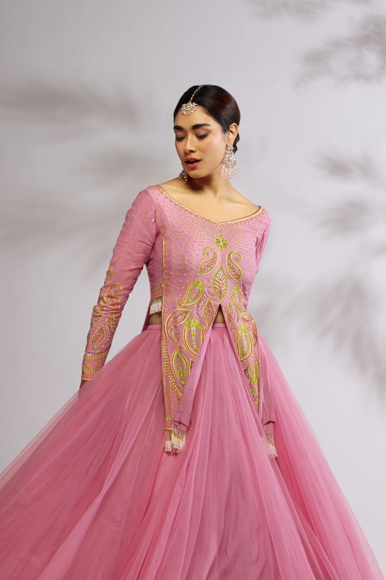 MANG FLAP LEHENGA SET