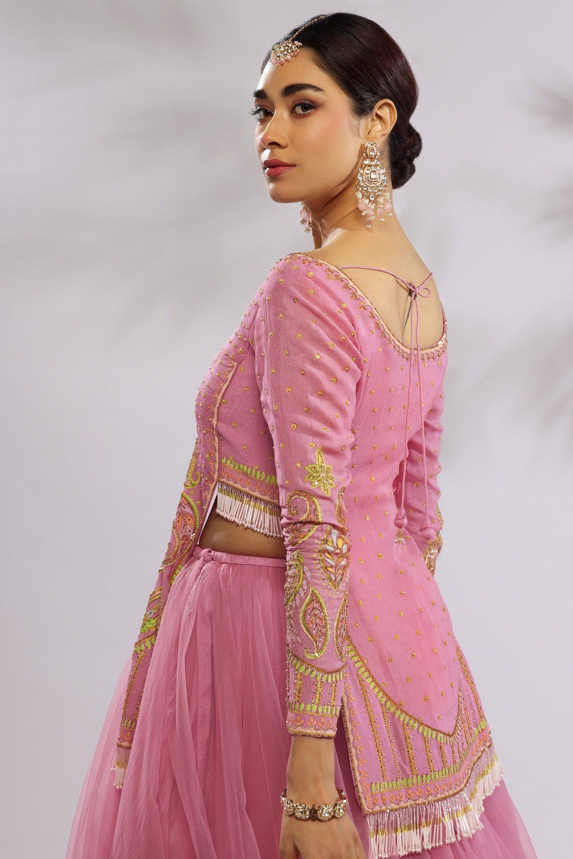 MANG FLAP LEHENGA SET