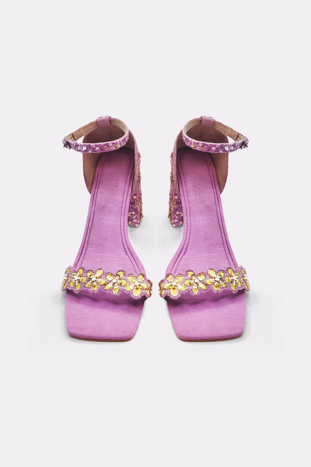 PURPLE TARA HEELS