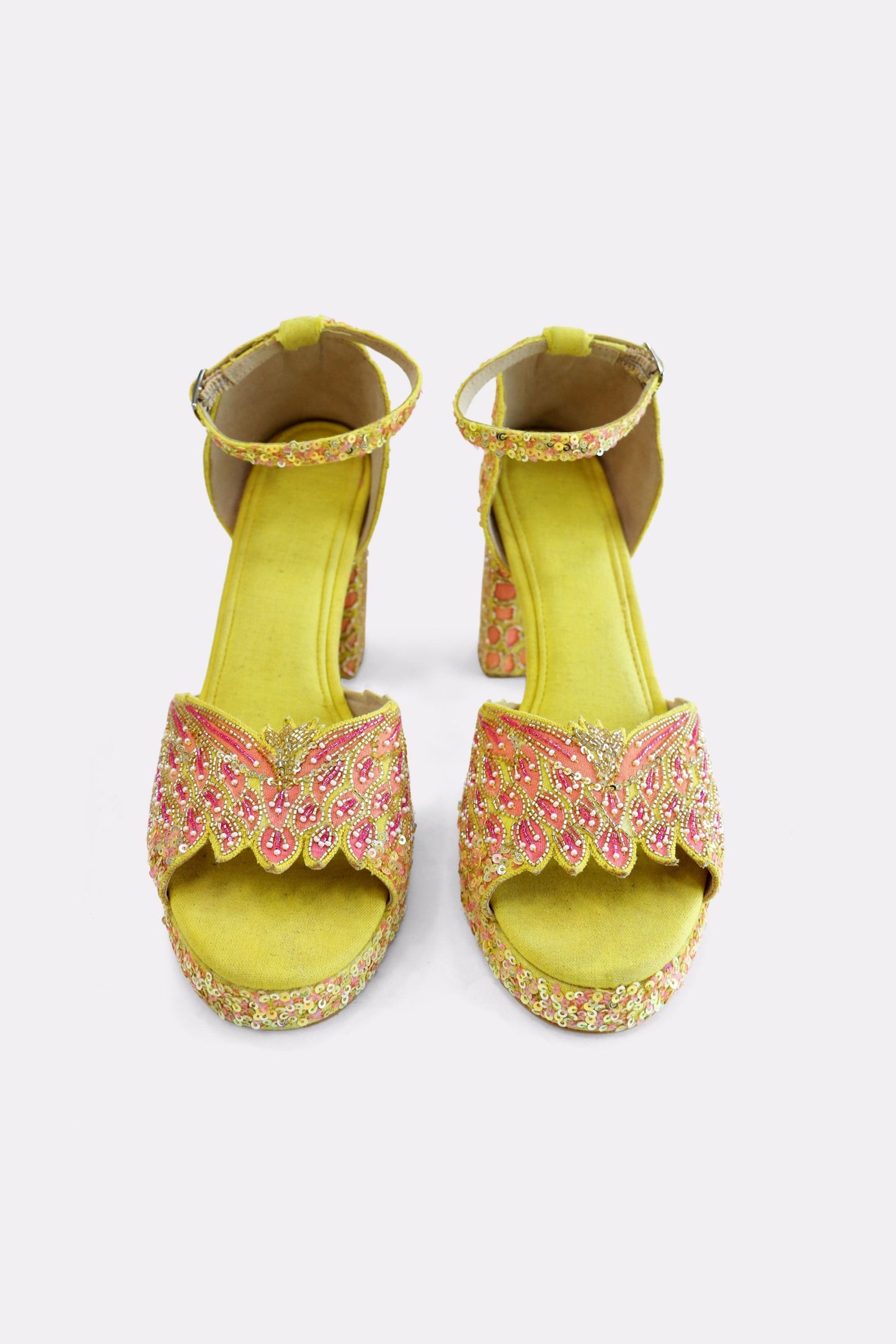 MOHHAR BLOOM PLATFORM HEELS