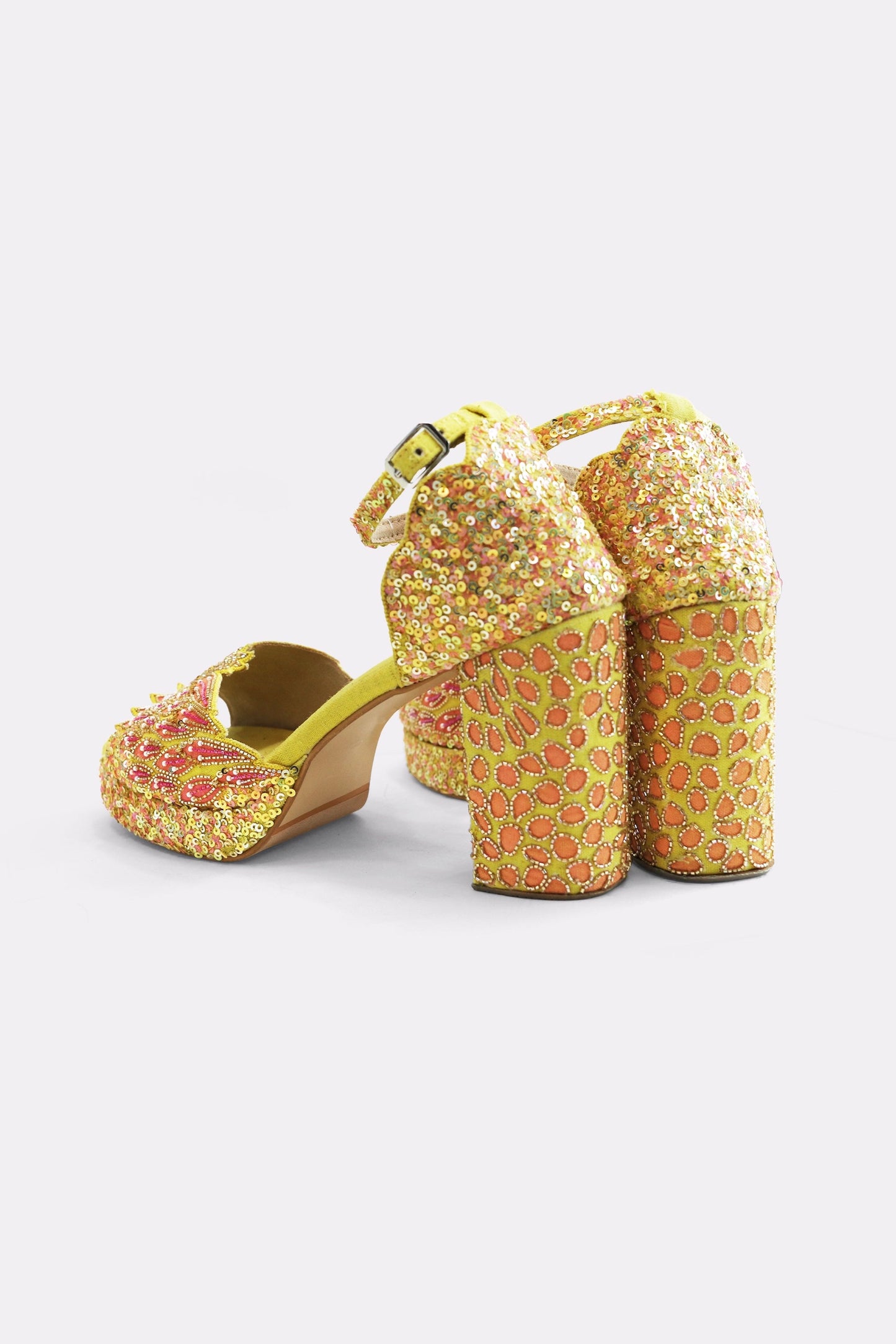 MOHHAR BLOOM PLATFORM HEELS