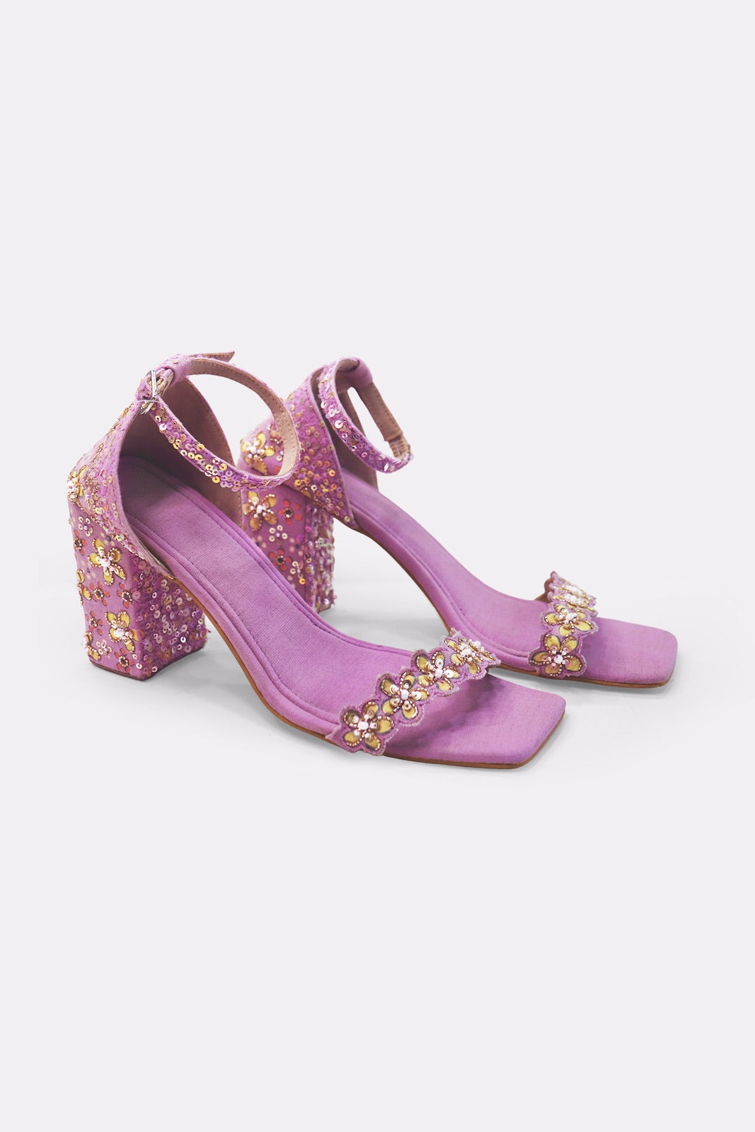 PURPLE TARA HEELS