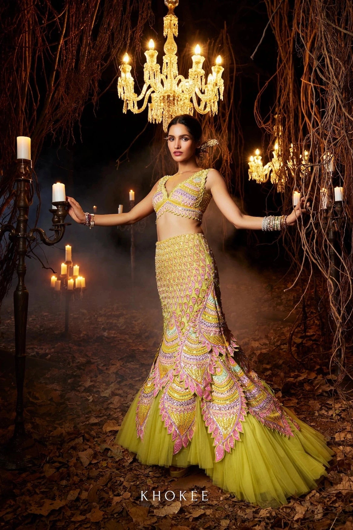 MARINA BLOOM LEHENGA SET