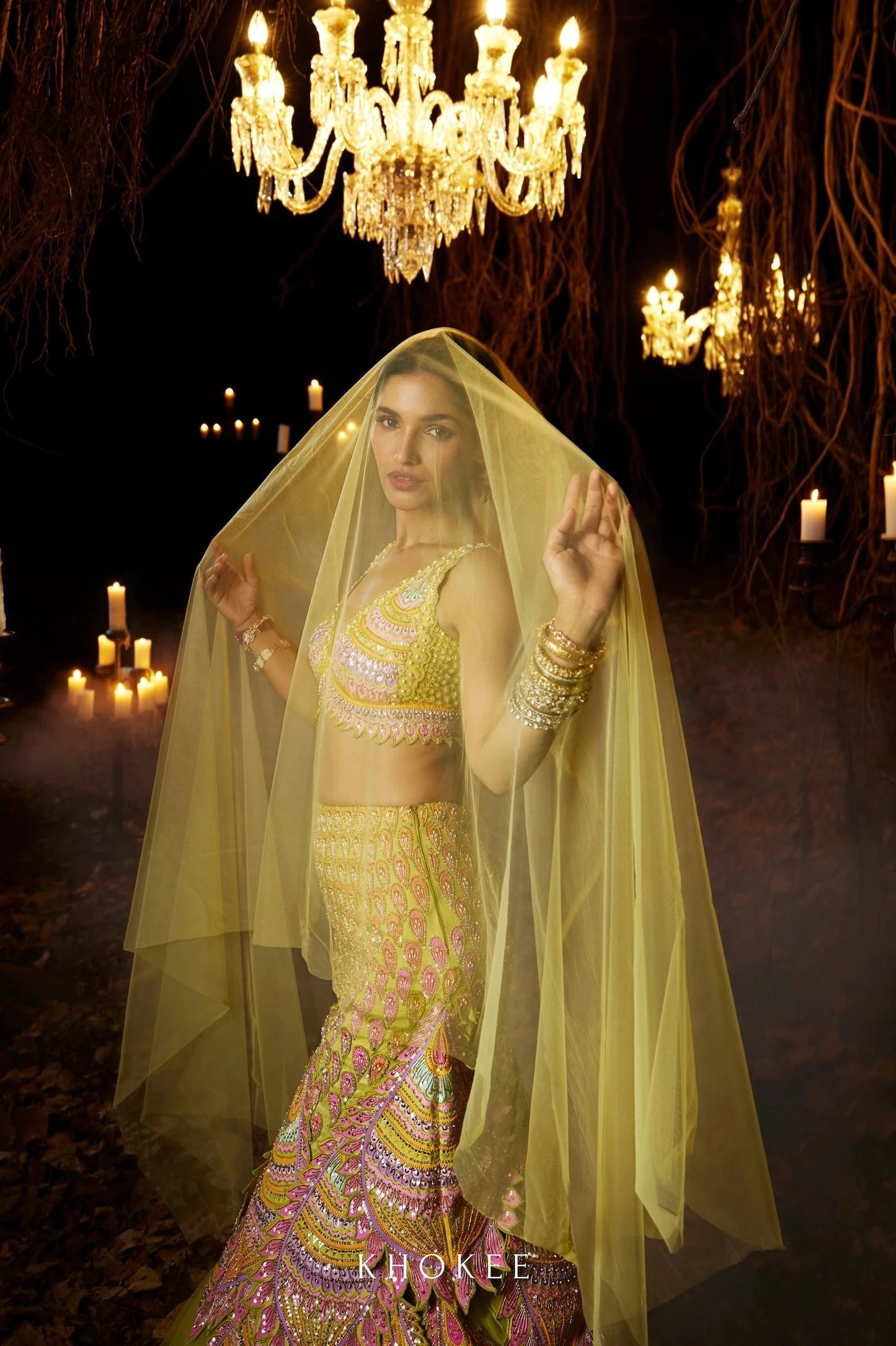 MARINA BLOOM LEHENGA SET