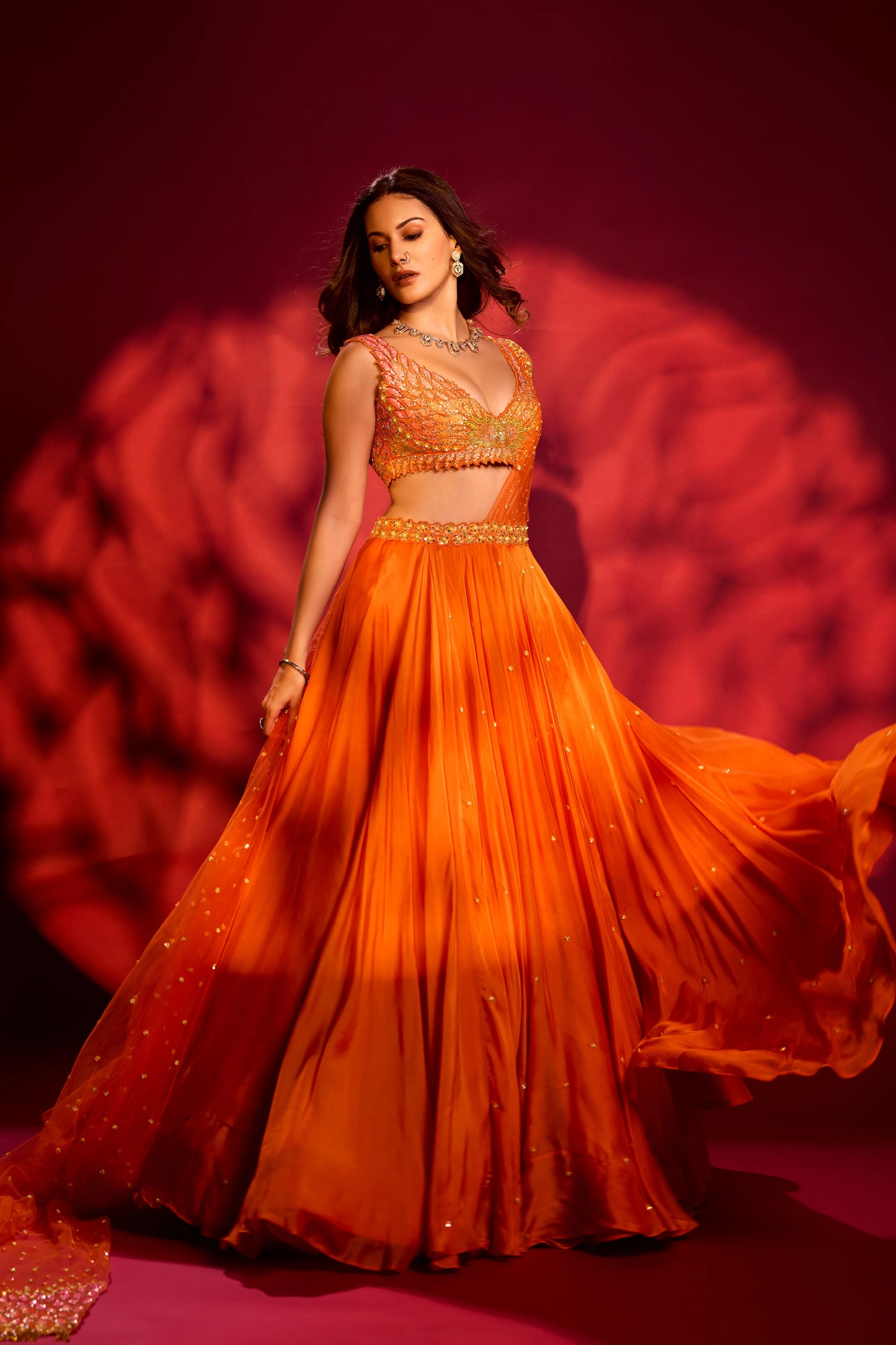 AMYRA DASTUR IN THE PHLORA LEHENGA SET