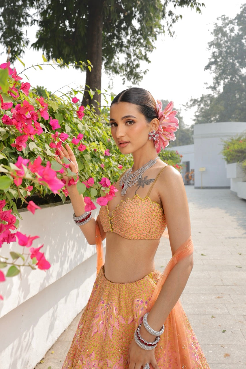 MOHHAR BLOSSOM LEHENGA SET