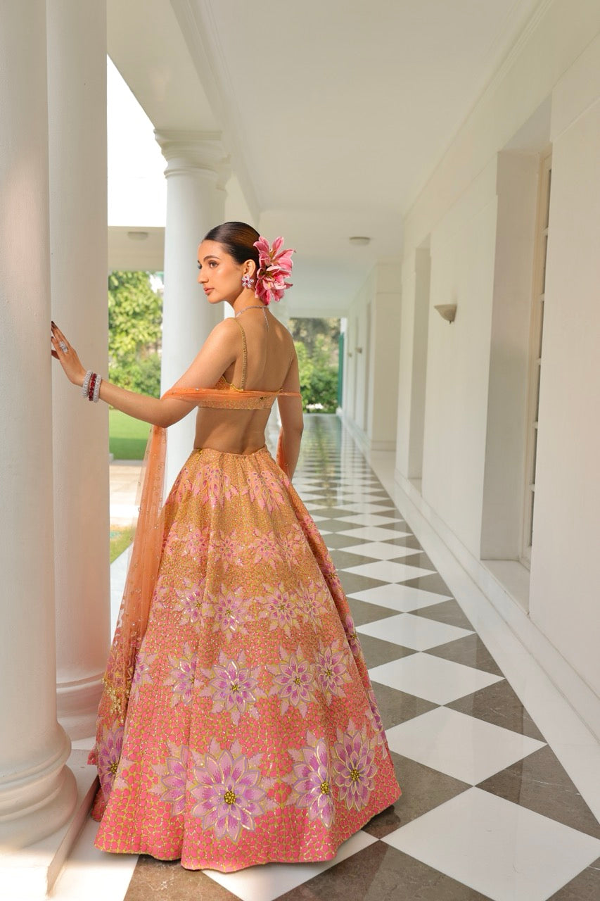 MOHHAR BLOSSOM LEHENGA SET