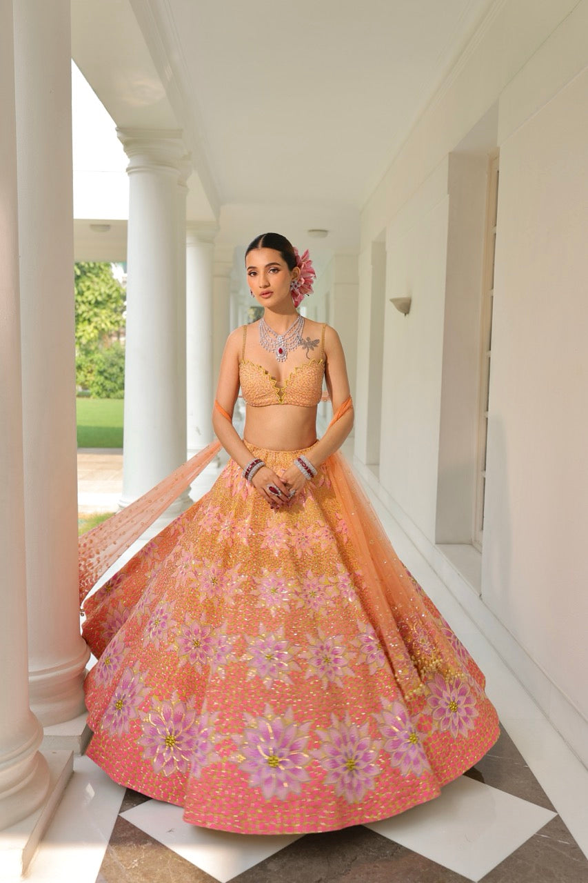 MOHHAR BLOSSOM LEHENGA SET