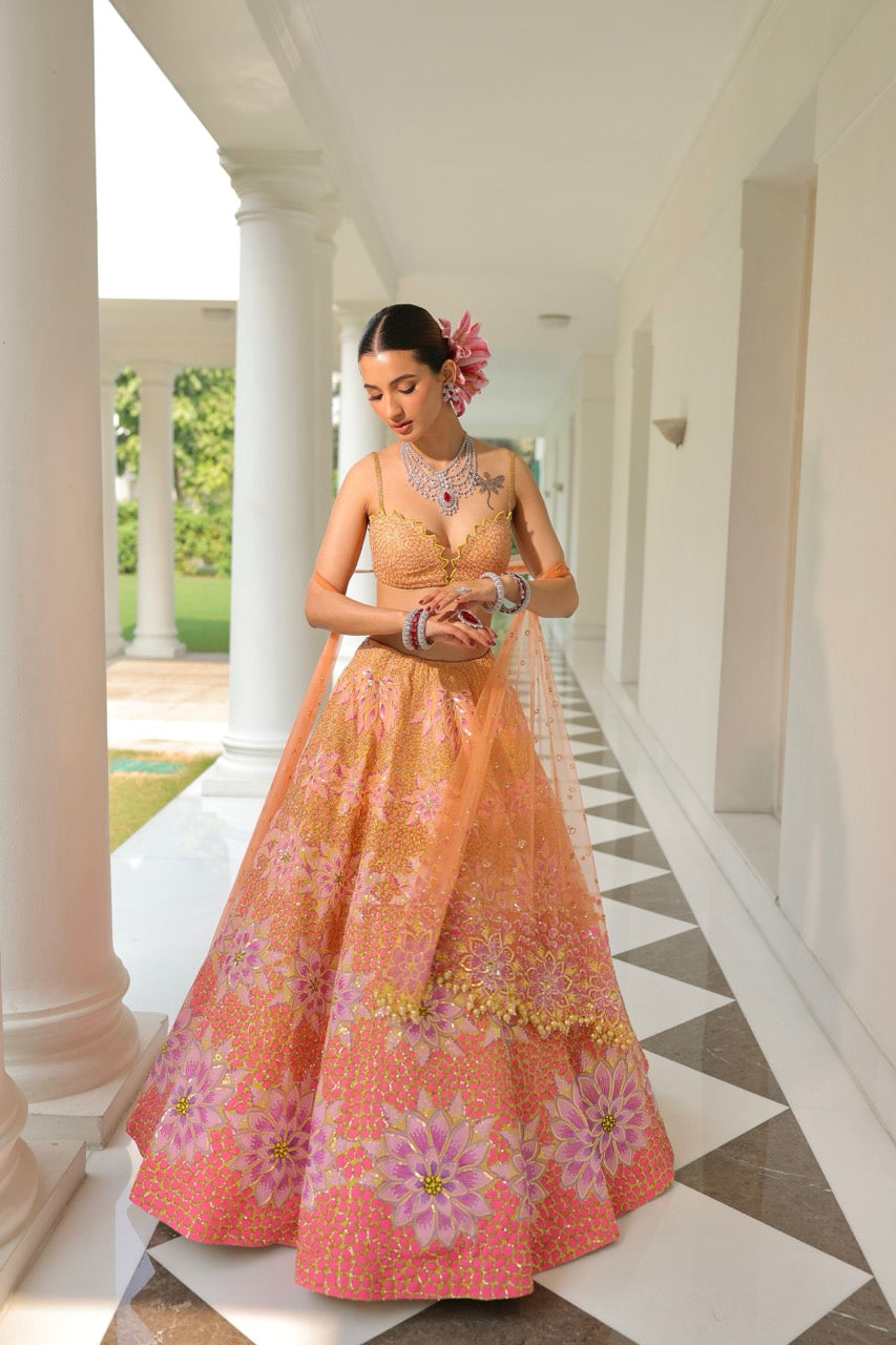 MOHHAR BLOSSOM LEHENGA SET