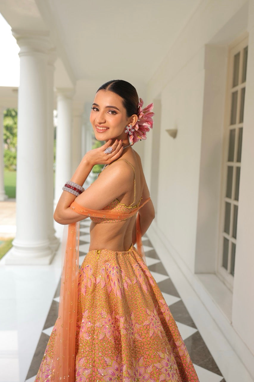 MOHHAR BLOSSOM LEHENGA SET