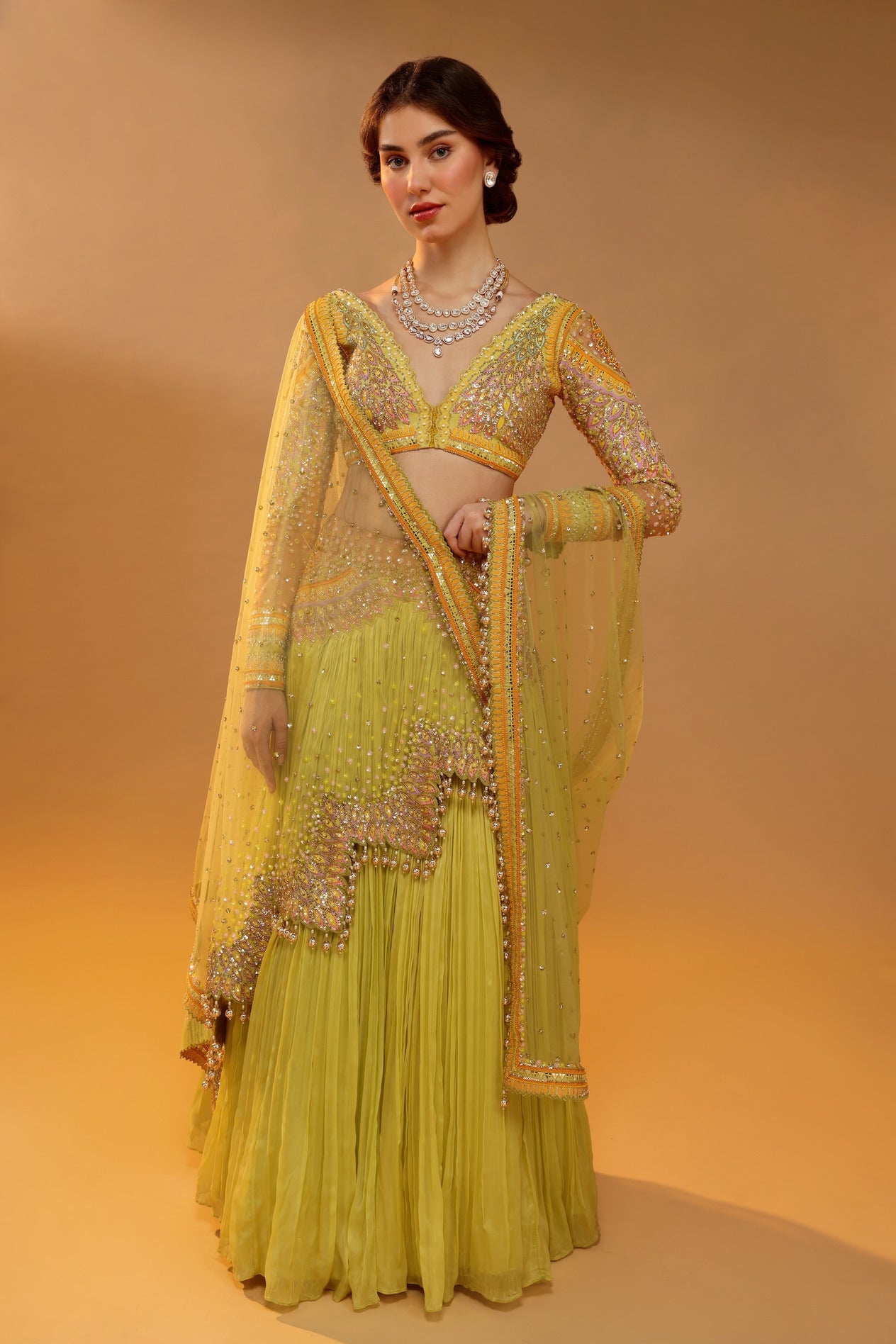 PARNA LEHENGA SET