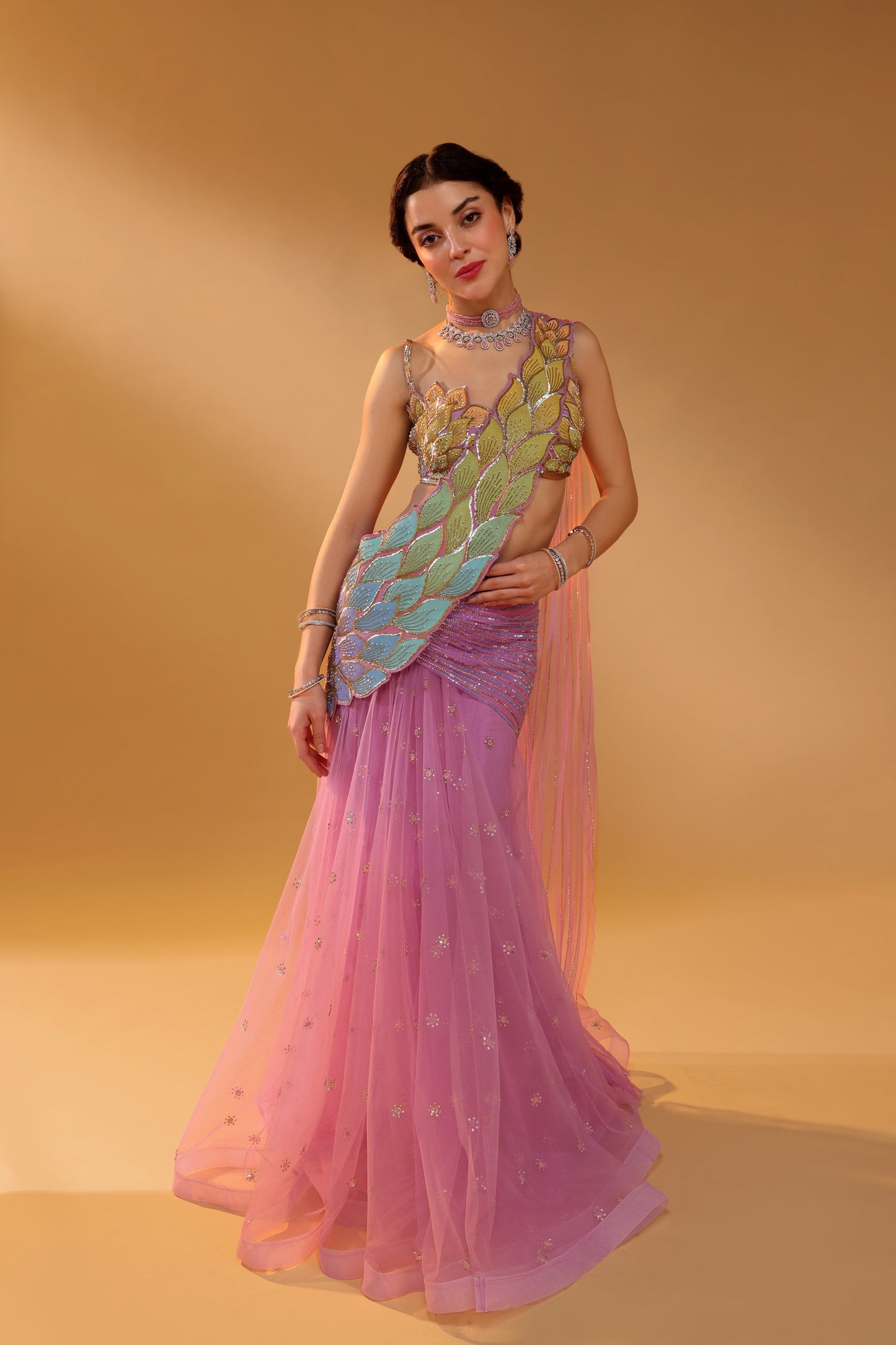 MOHHAR PAHI SAREE SET