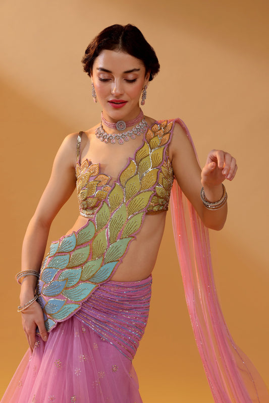 MOHHAR PAHI SAREE SET