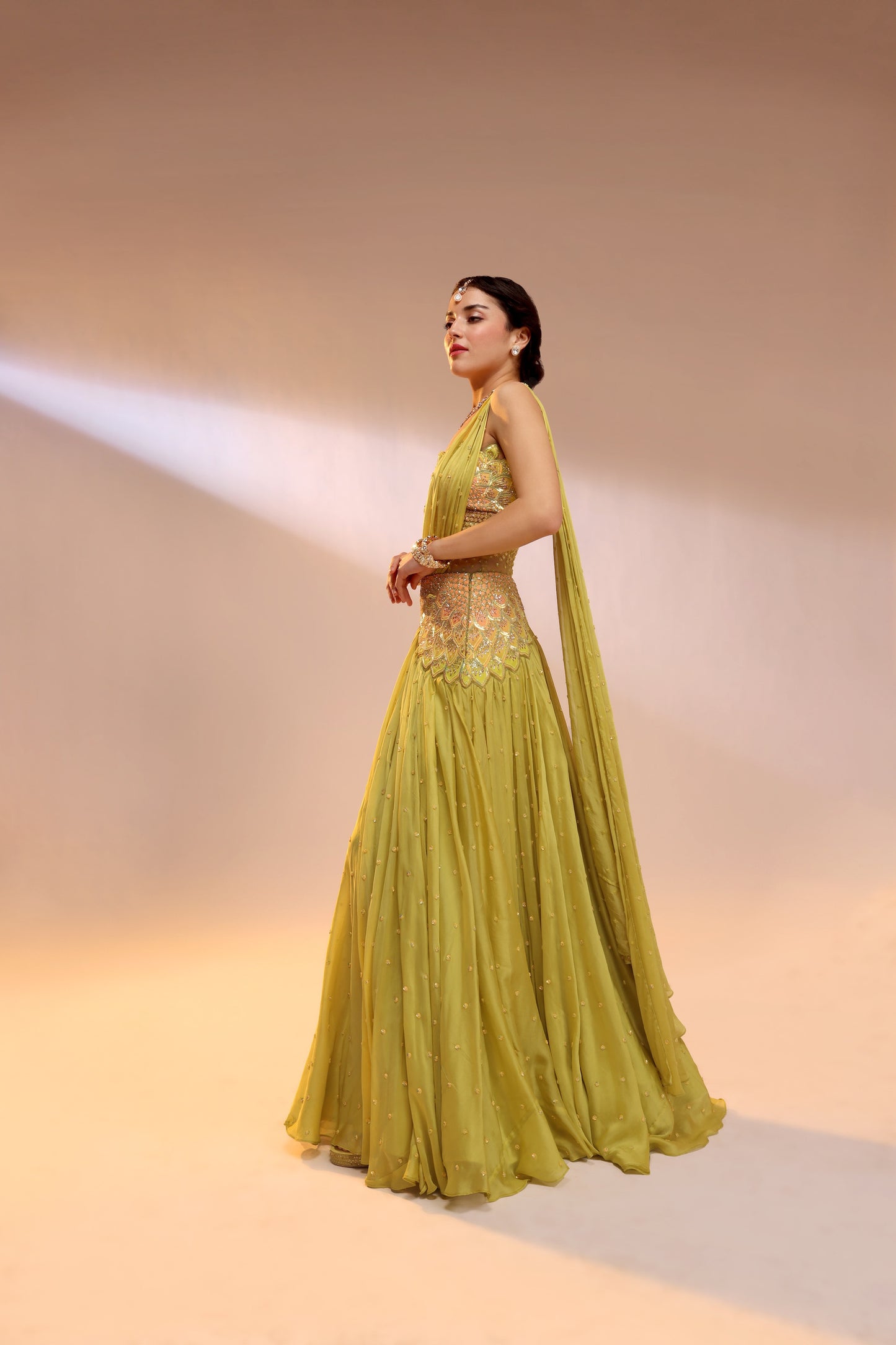MOHHAR PANKHADI LEHENGA SET