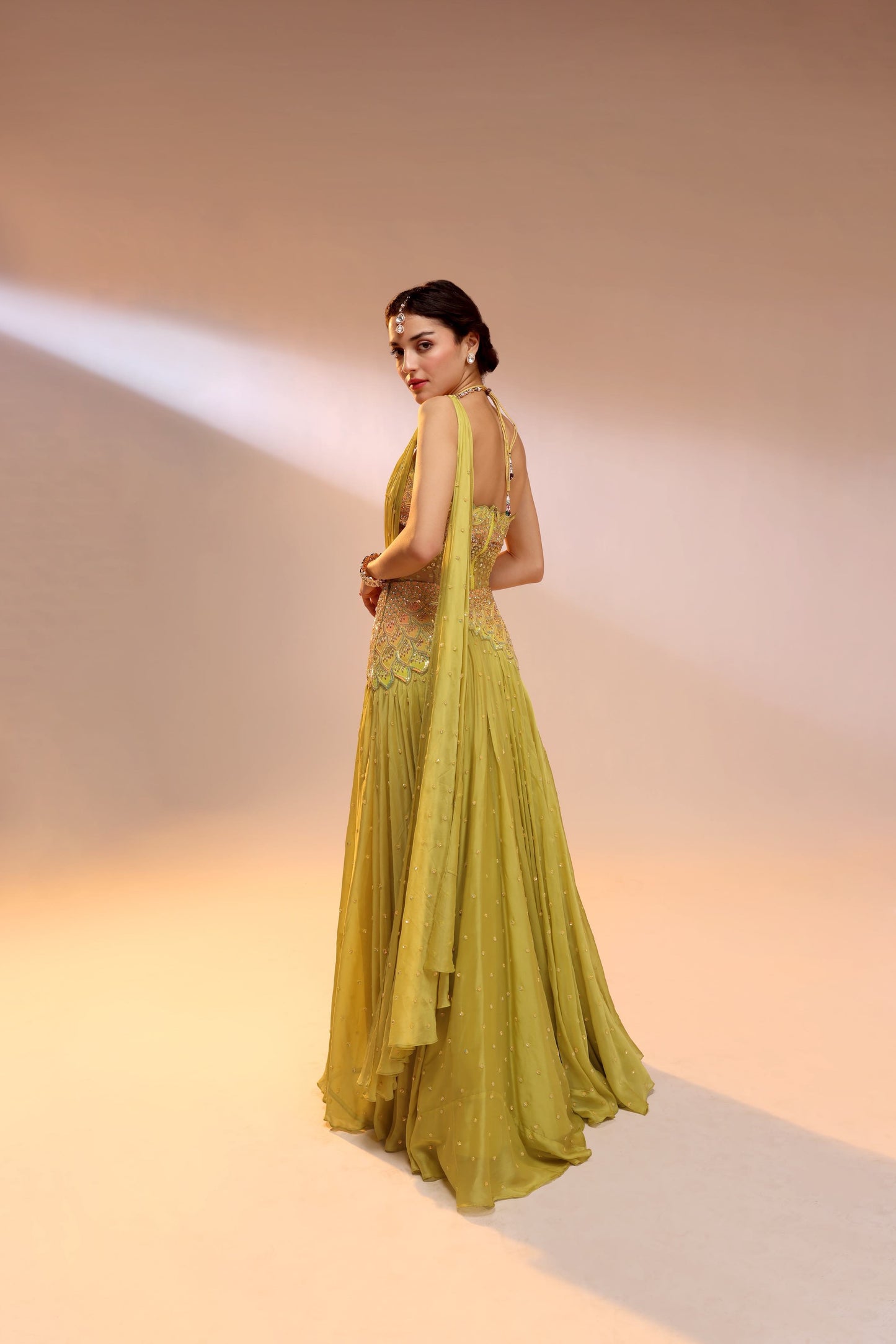 MOHHAR PANKHADI LEHENGA SET