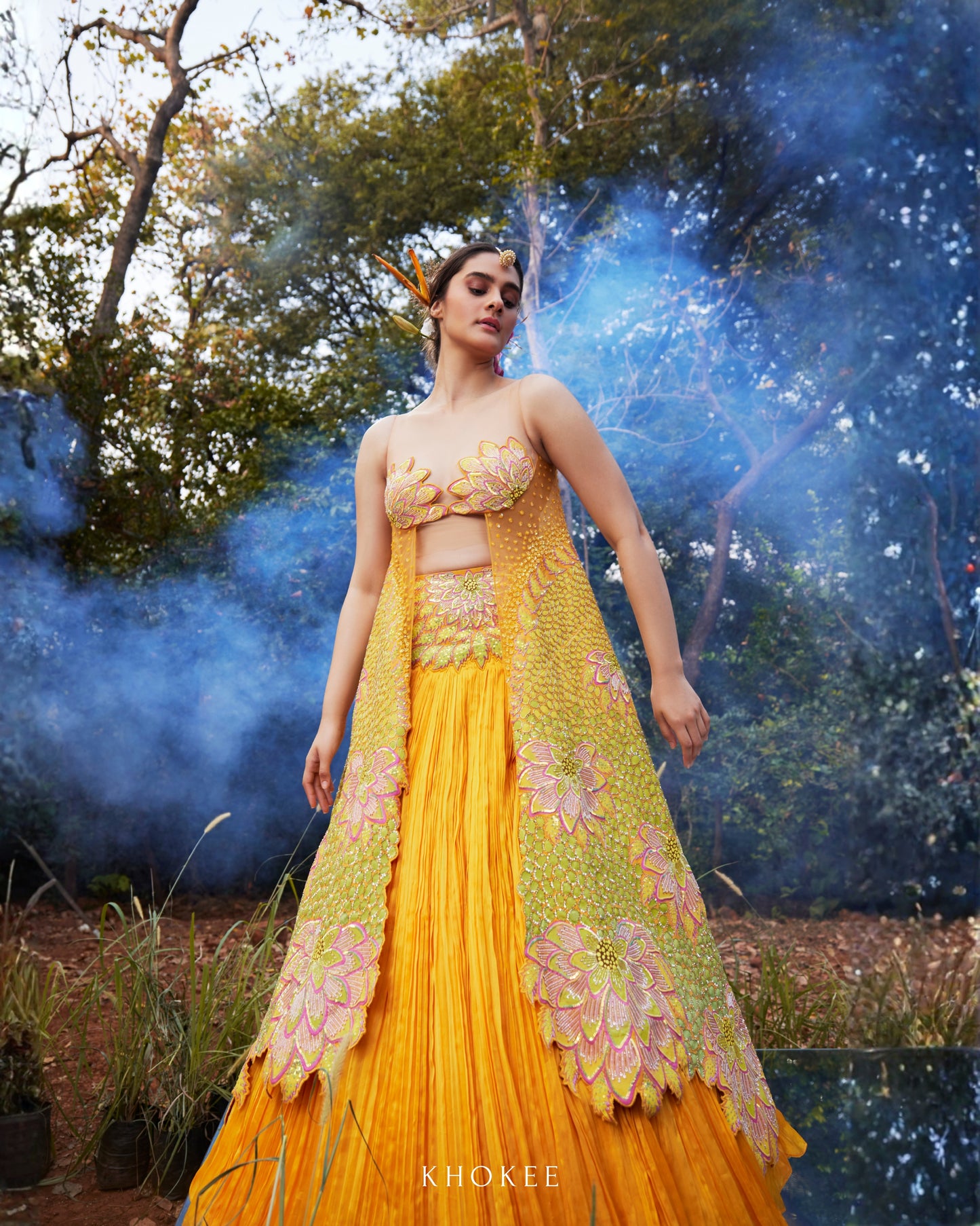 FLORIELLE BLOUSETTE LEHENGA SET