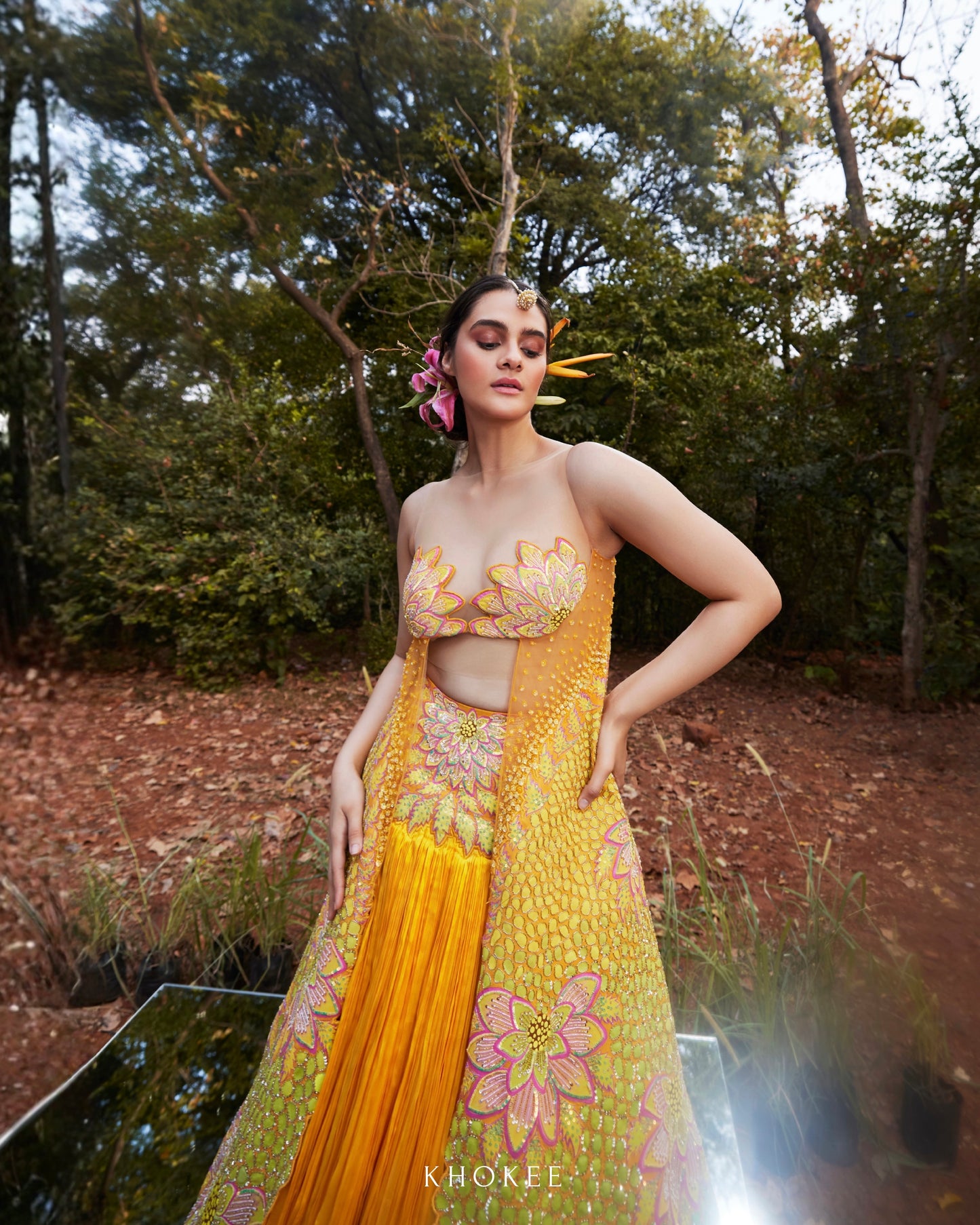 FLORIELLE BLOUSETTE LEHENGA SET