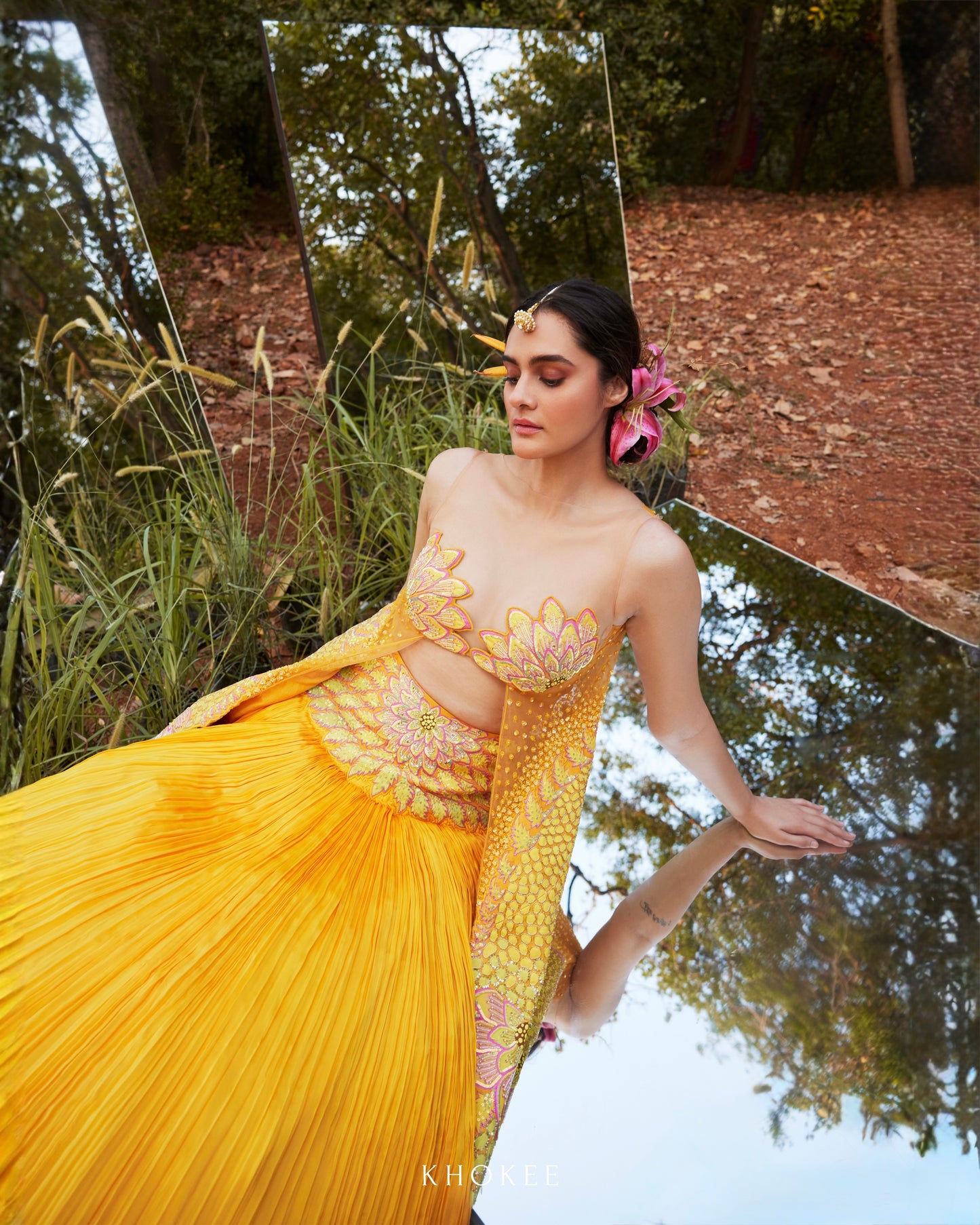 FLORIELLE BLOUSETTE LEHENGA SET
