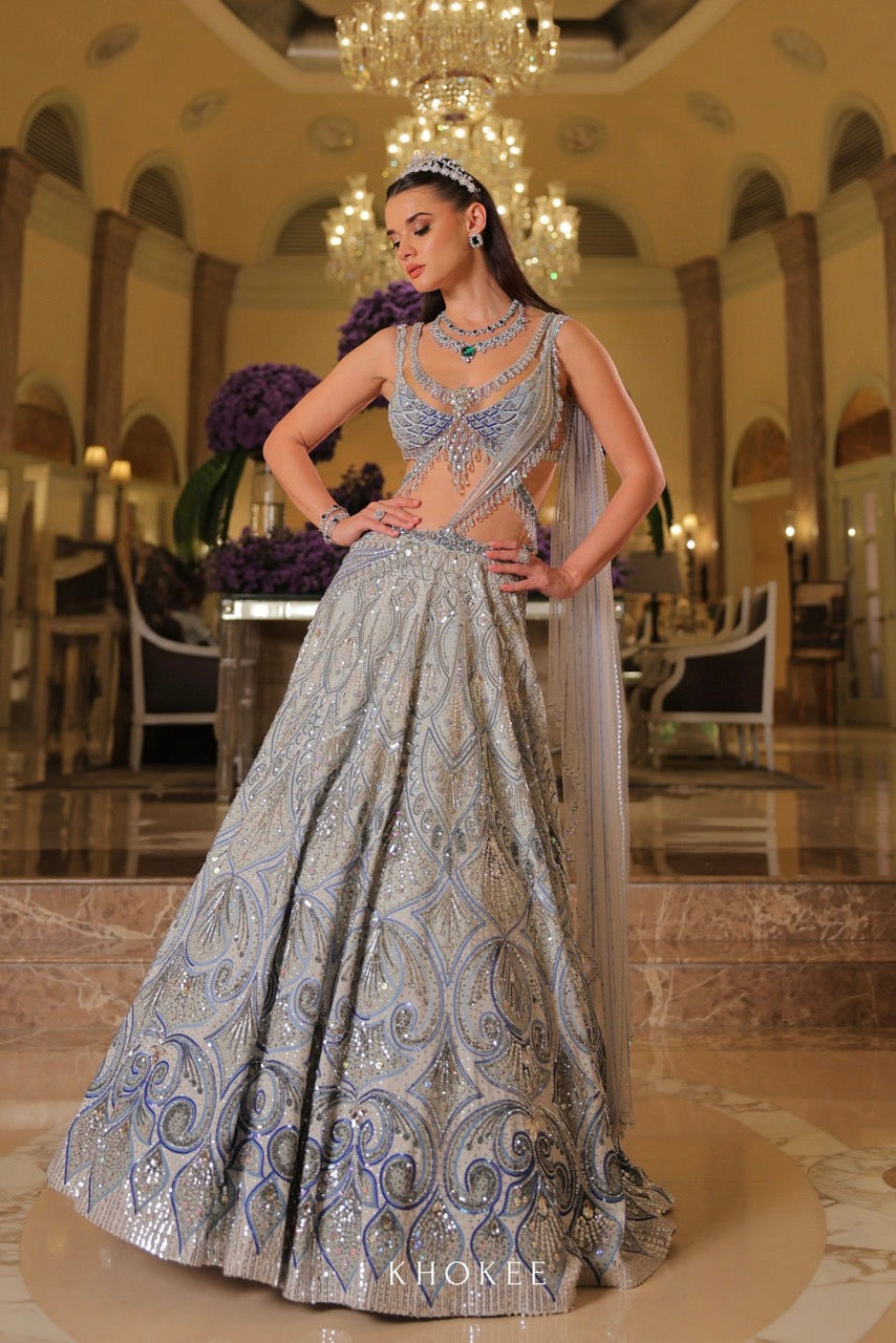 CELESTIA LEHENGA SET