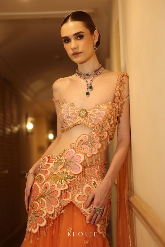 FLORAINE SAREE SET