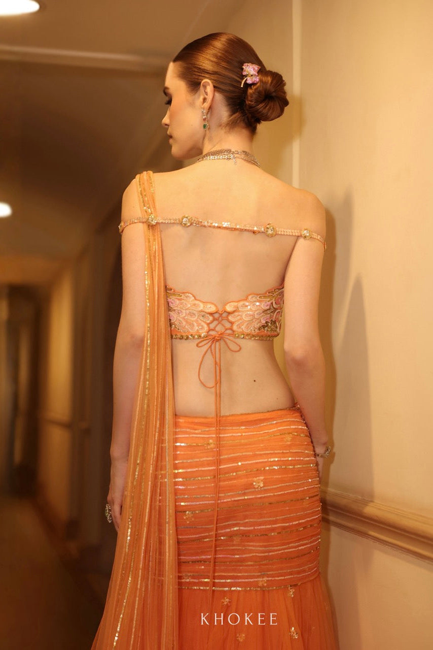 FLORAINE SAREE SET