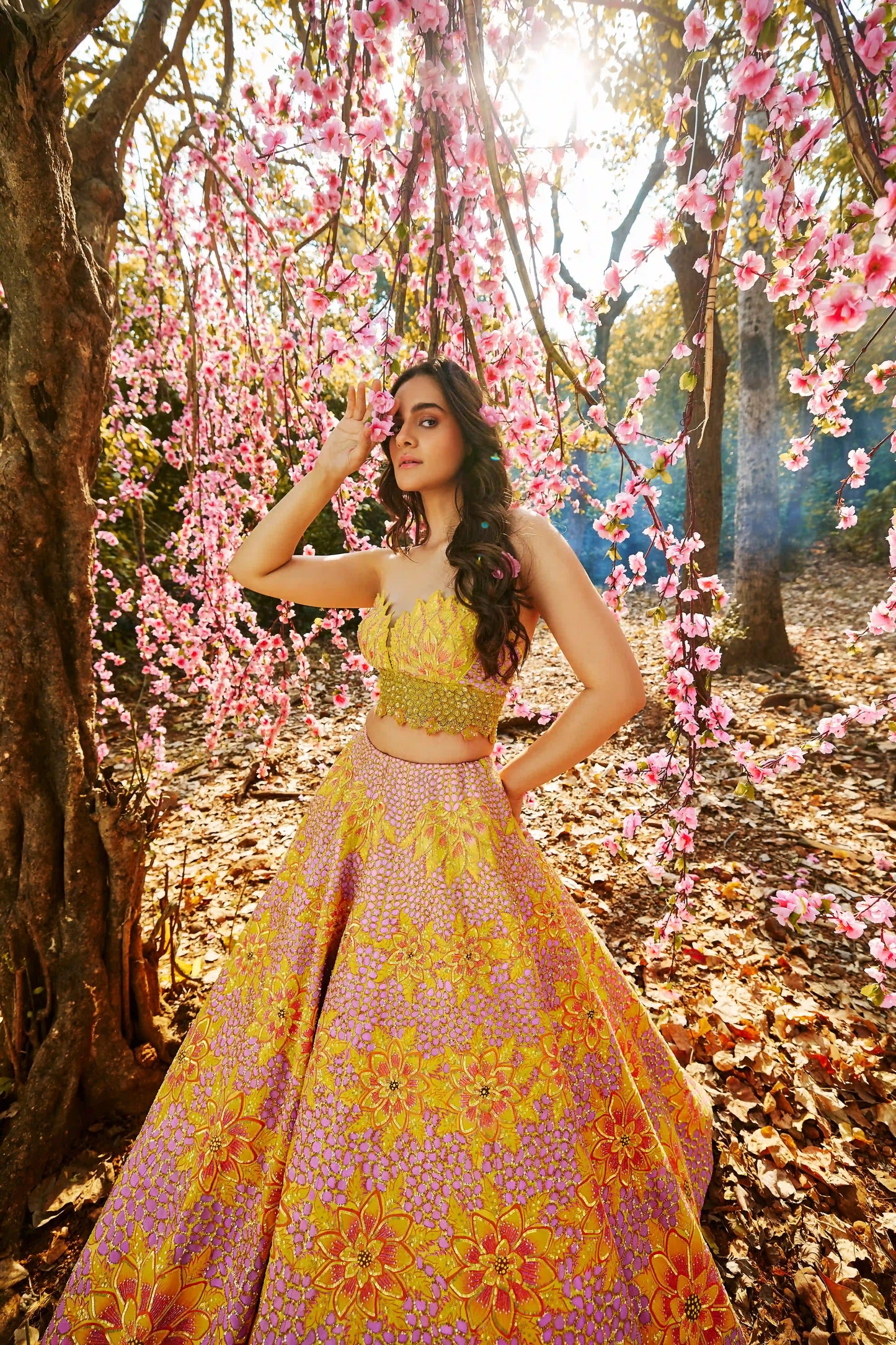 GOLDEN DAWN LEHENGA SET