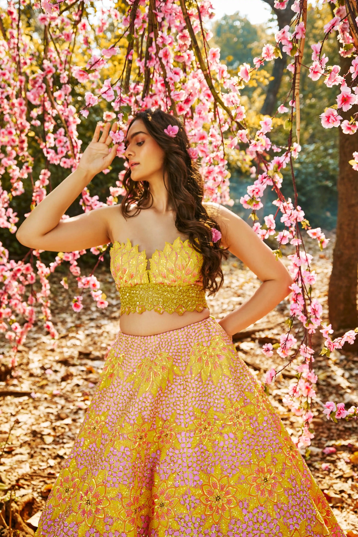 GOLDEN DAWN LEHENGA SET