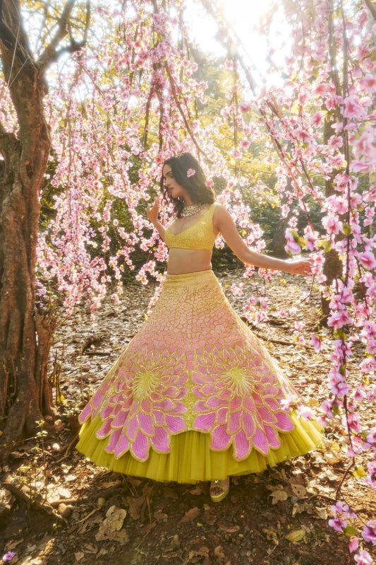 MOHHAR BLOOM LEHENGA SET