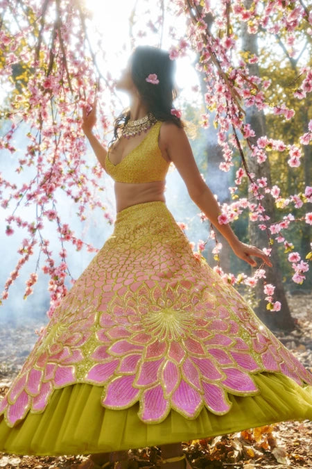 MOHHAR BLOOM LEHENGA SET