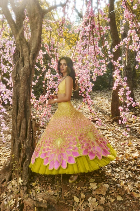 MOHHAR BLOOM LEHENGA SET