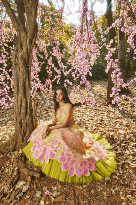 MOHHAR BLOOM LEHENGA SET